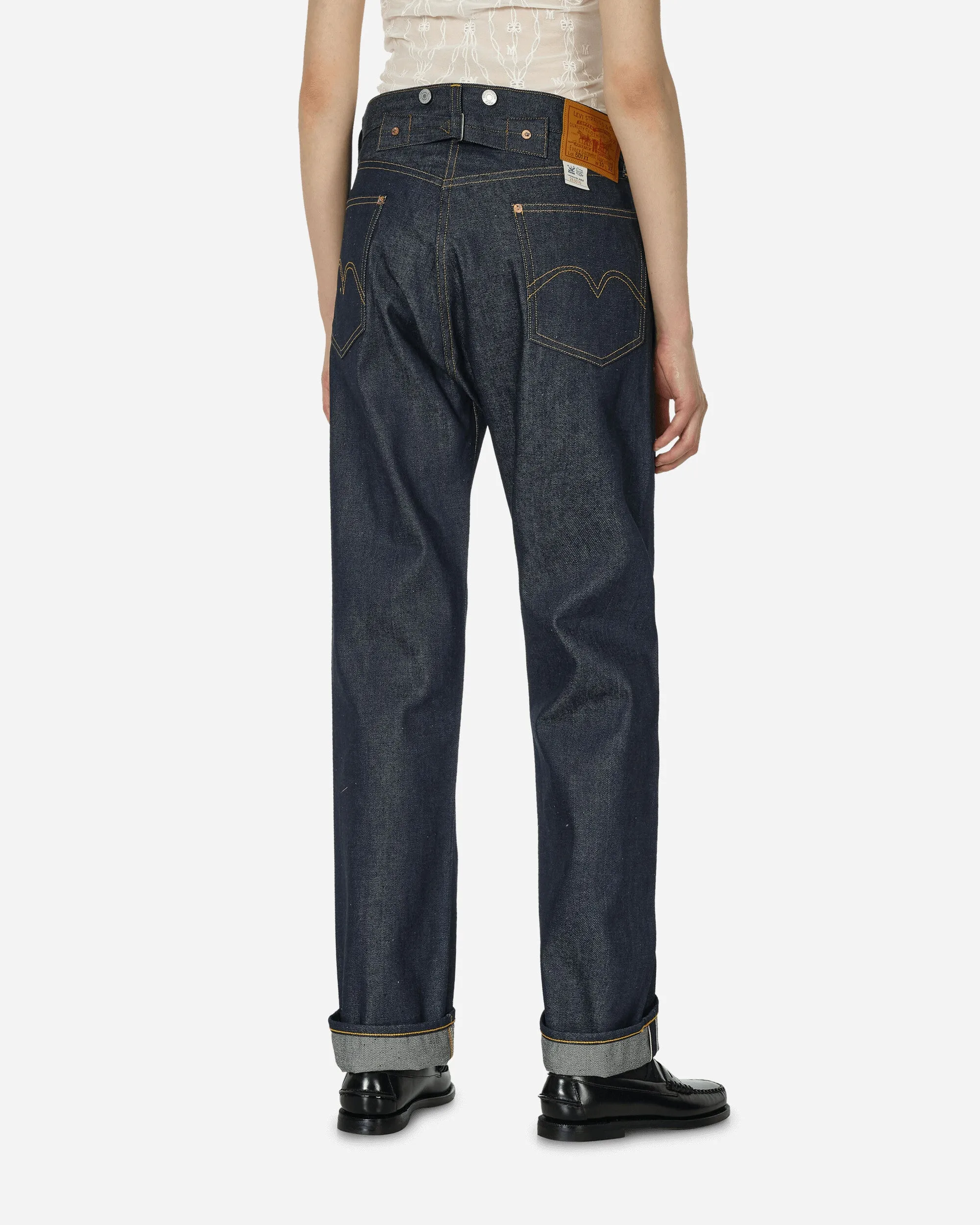 Levis 1933 501 Classic Straight Fit Jeans in Dark Indigo Color
