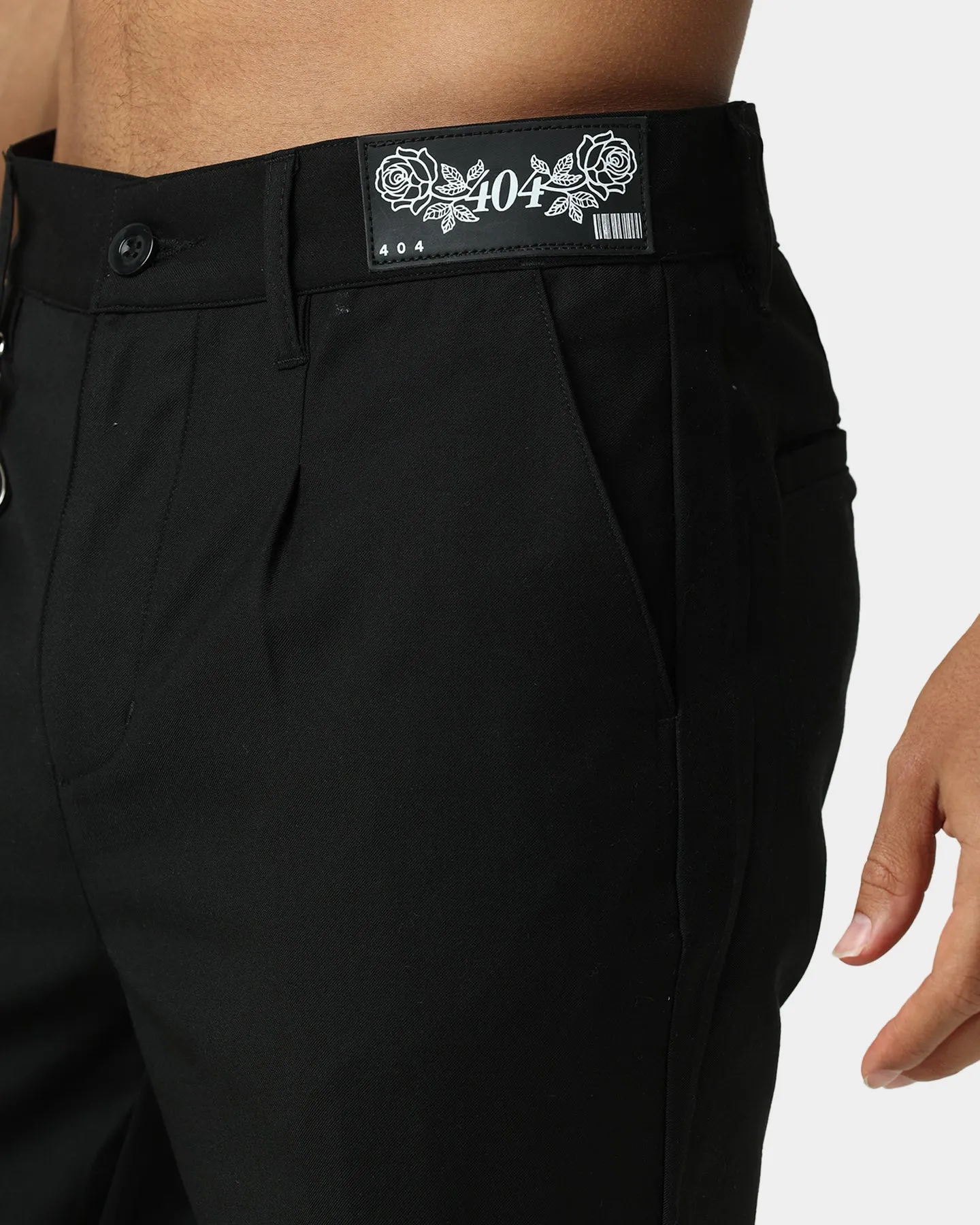 Slim-Fit Heritage Black Trousers - Premium Mens Fashion Pants