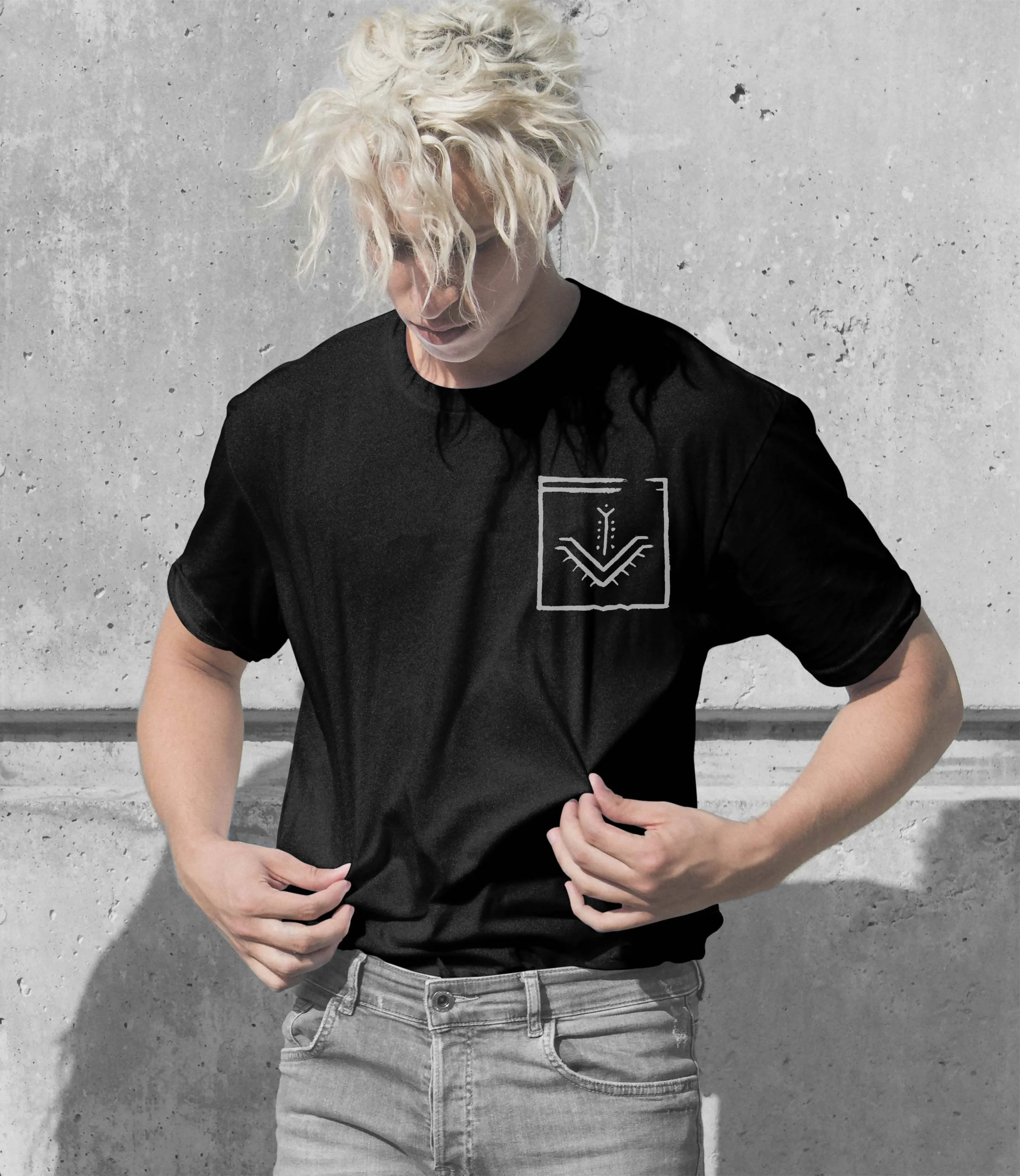 ABERKAN Shirt - Abstract Pocket