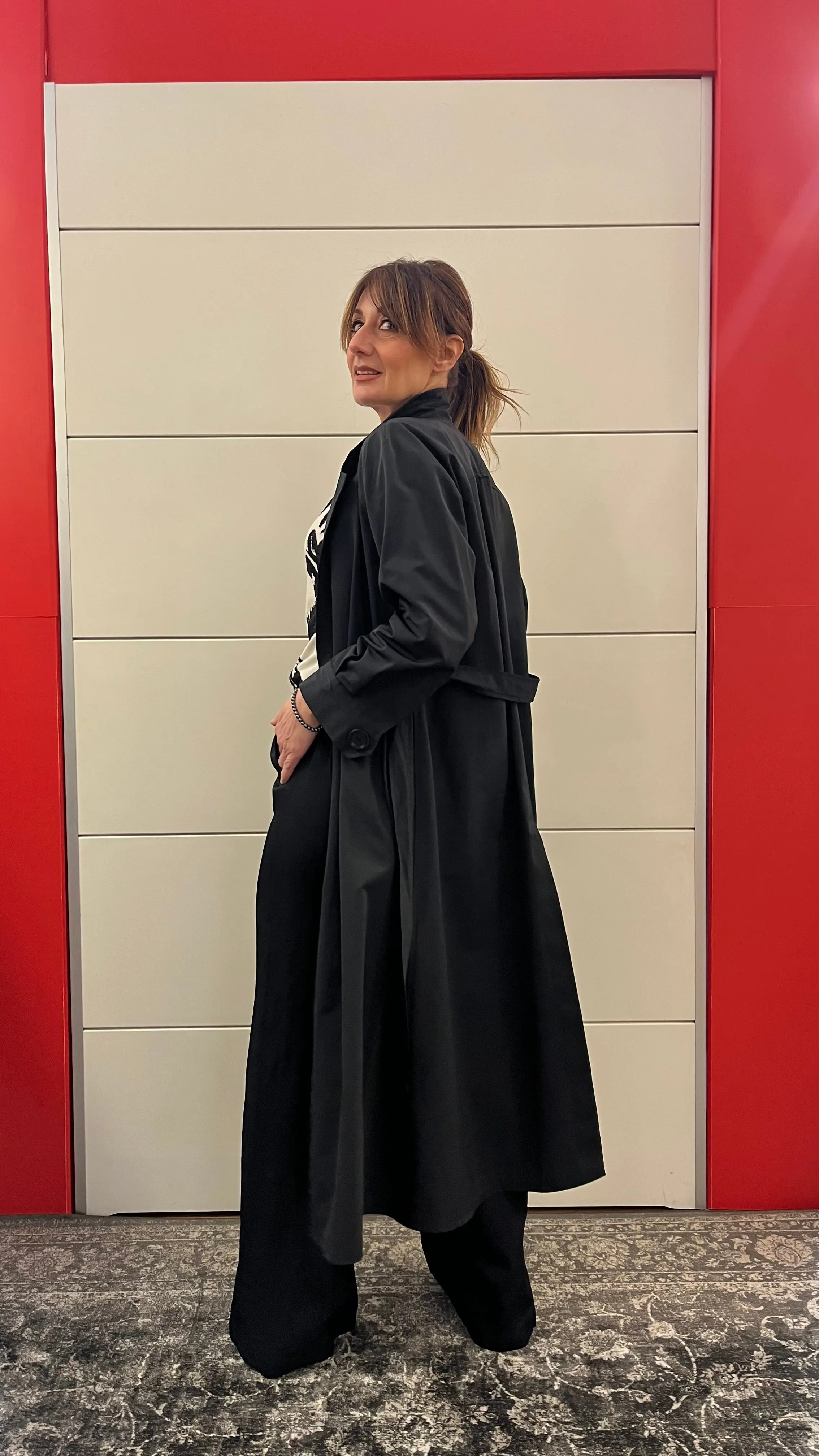 ALESSIA SANTI TRENCH LUNGO
