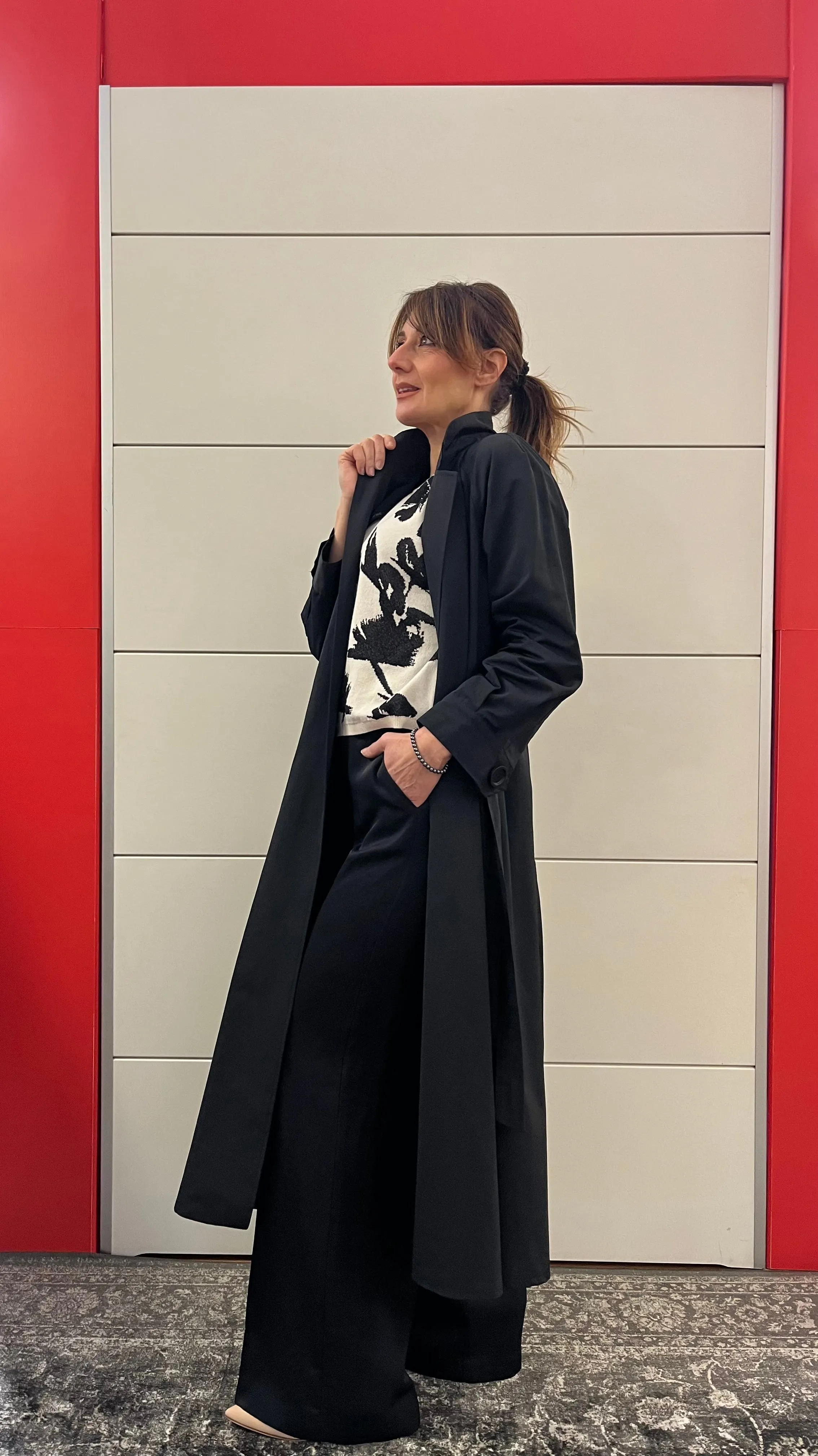 ALESSIA SANTI TRENCH LUNGO