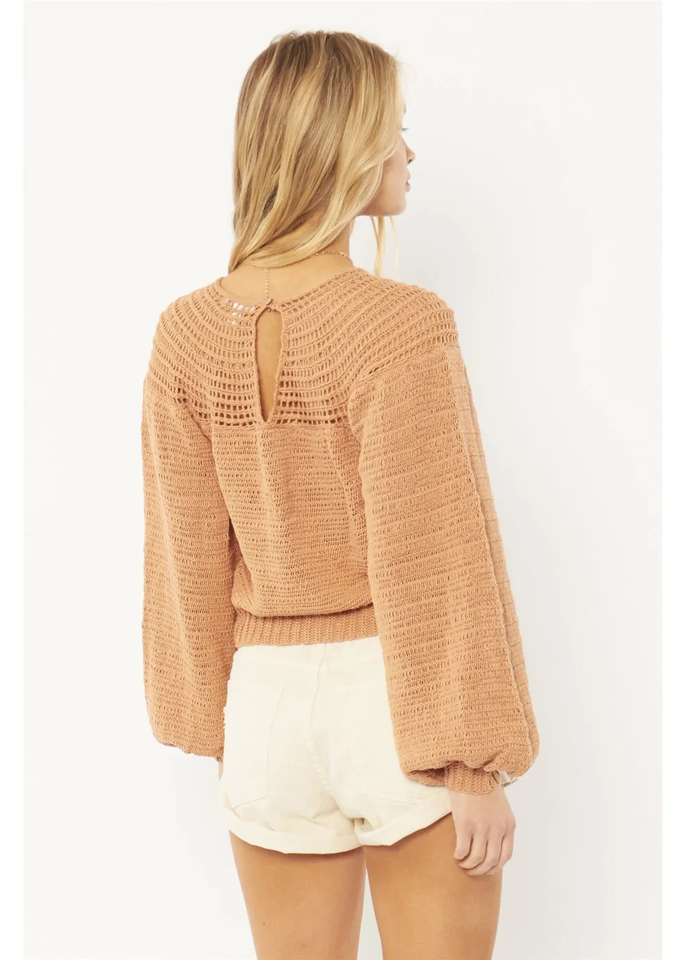 Amuse Stevie Long Sleeve Sweater