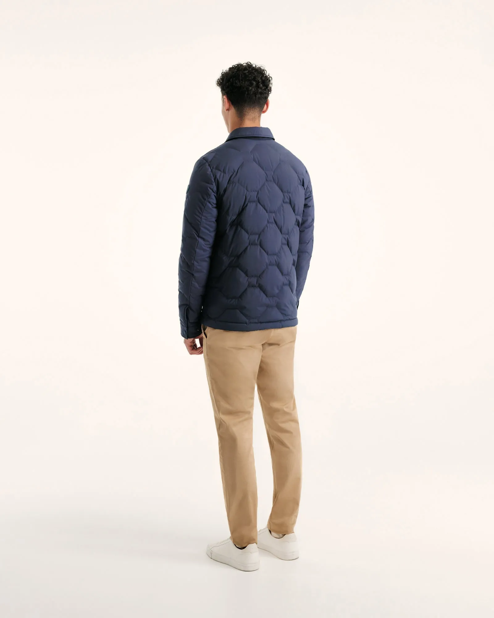 Andy Ultralight overshirt winter jacket Navy
