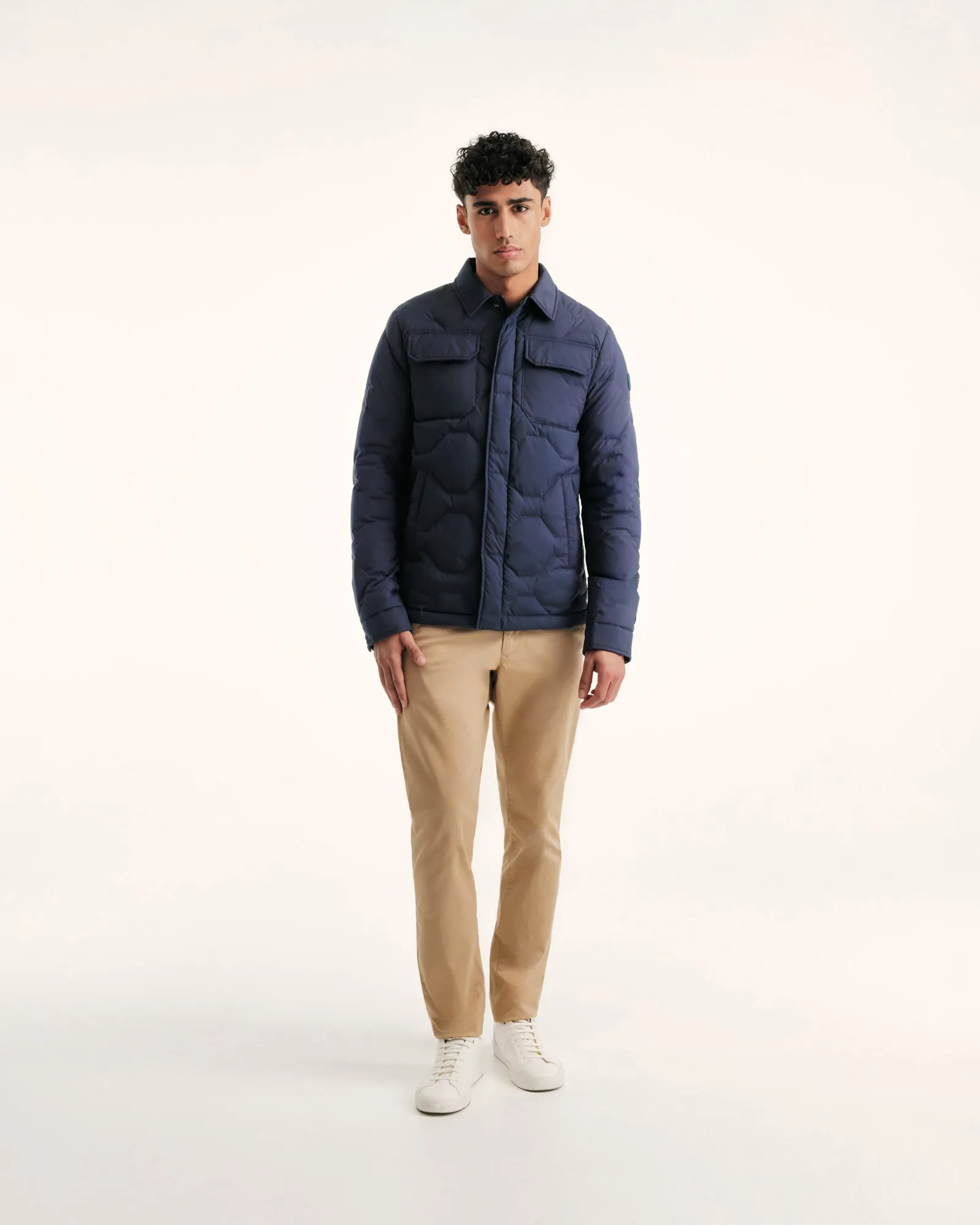 Andy Ultralight overshirt winter jacket Navy