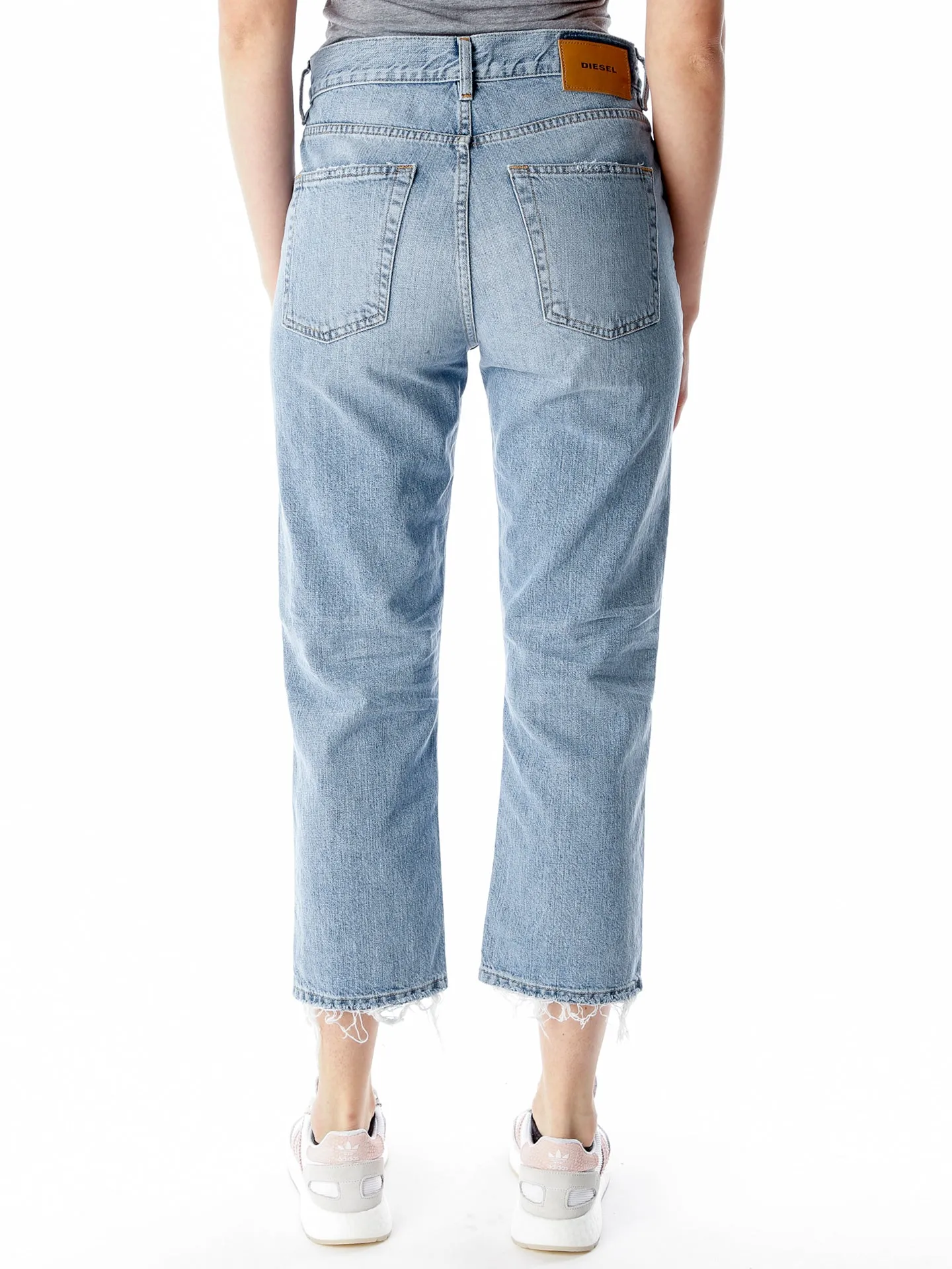 Aryel Loose Cropped Jeans Destroyed
