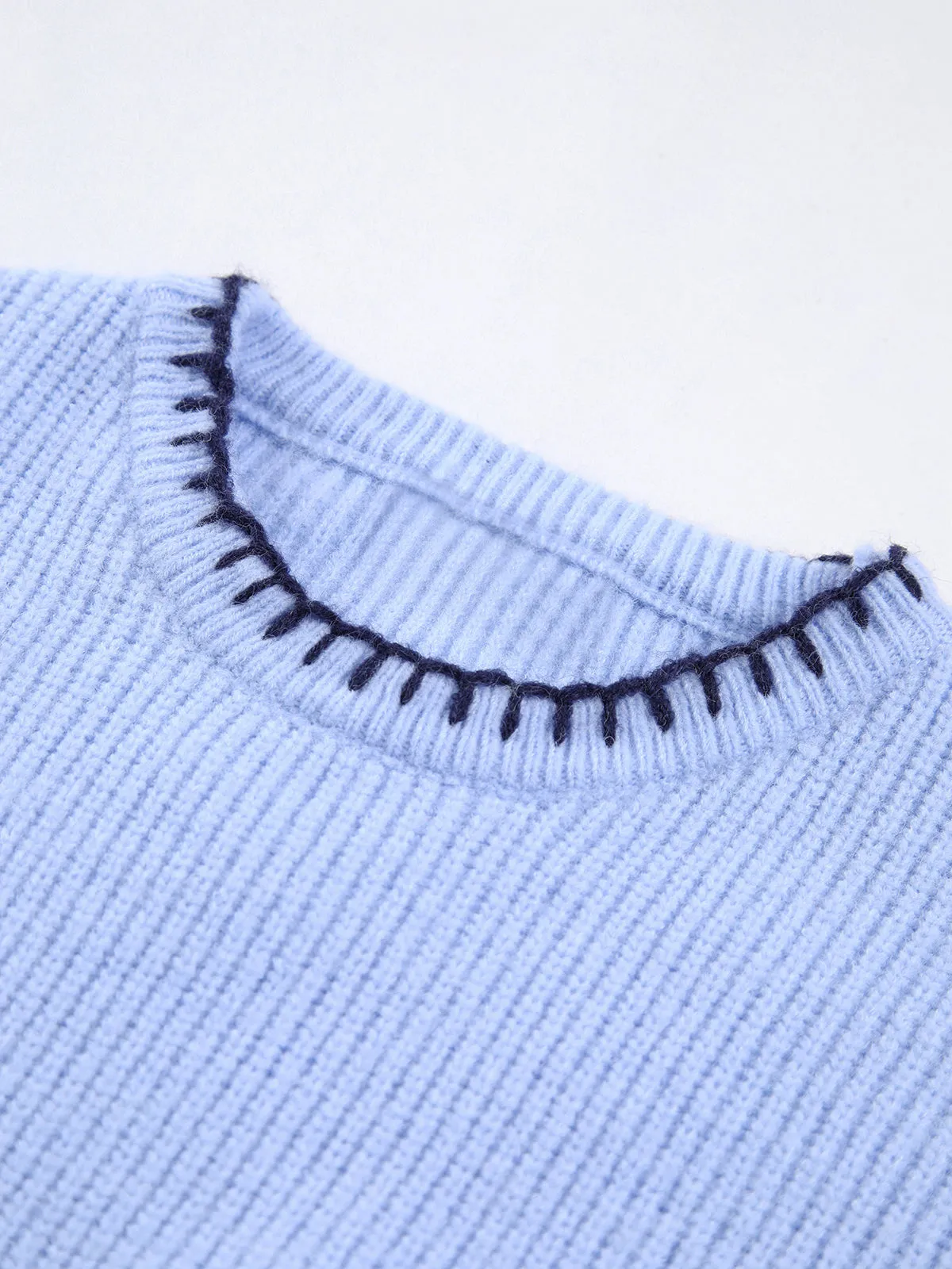 Baby Blue Pullover Sweater