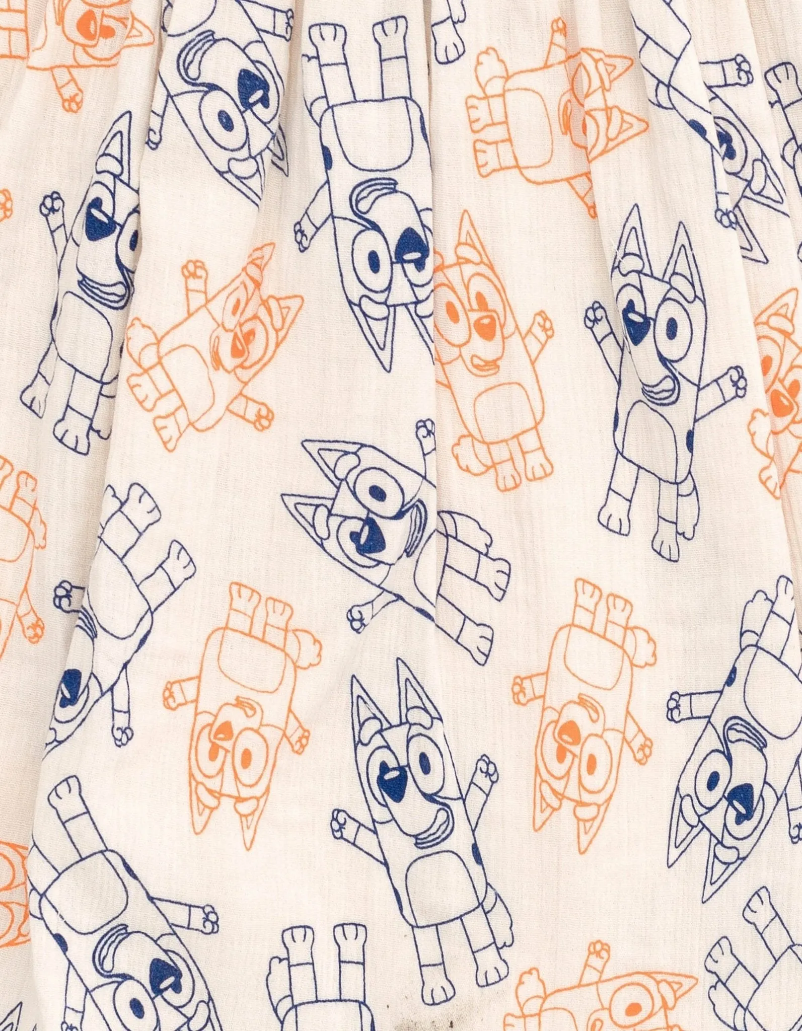 Bluey Cotton Gauze Matching Family Dress