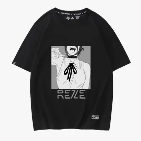 Chainsaw Man Choker Reze Aesthetic T-Shirt