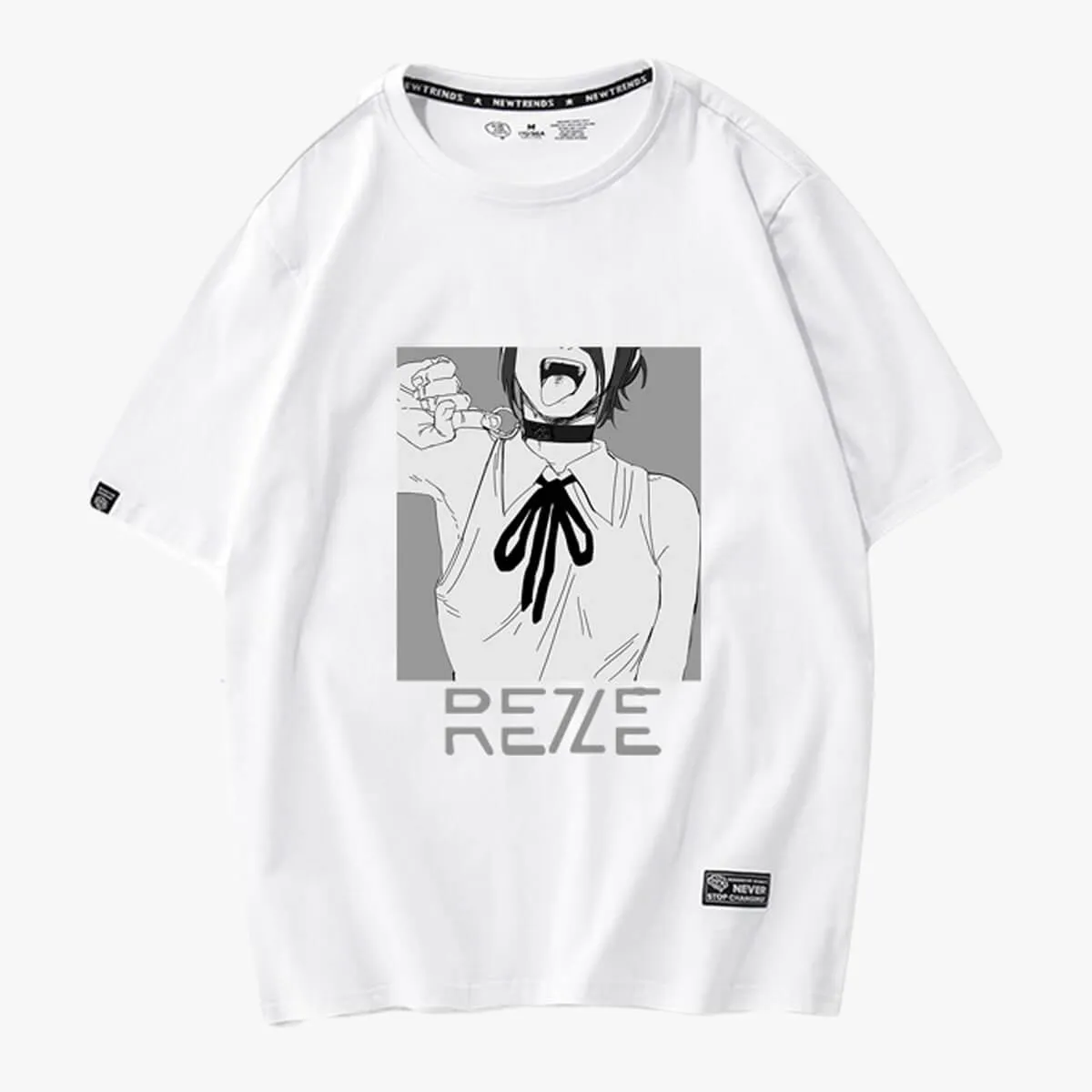 Chainsaw Man Choker Reze Aesthetic T-Shirt