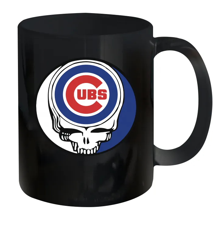Chicago Cubs Grateful Dead Steal Your Face Baseball Ceramic Mug 11oz