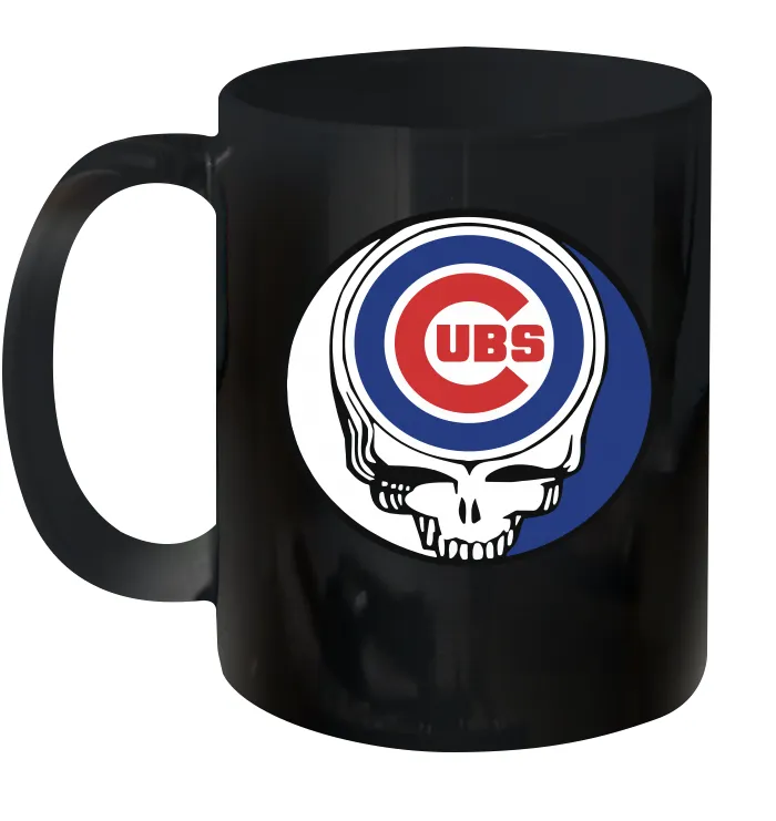 Chicago Cubs Grateful Dead Steal Your Face Baseball Ceramic Mug 11oz