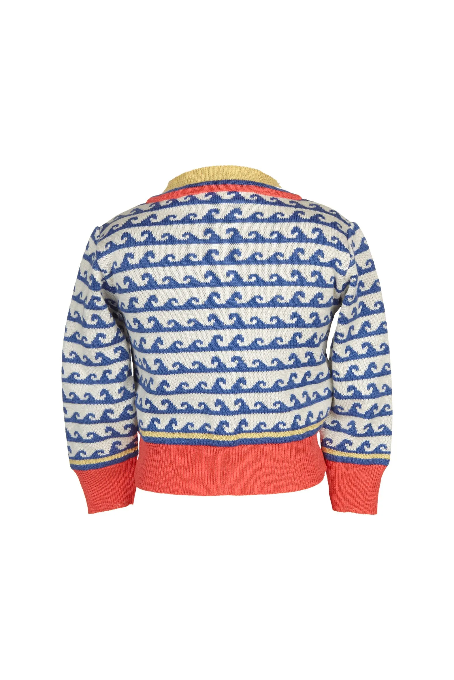 Children's Cardigan - Blue Waves