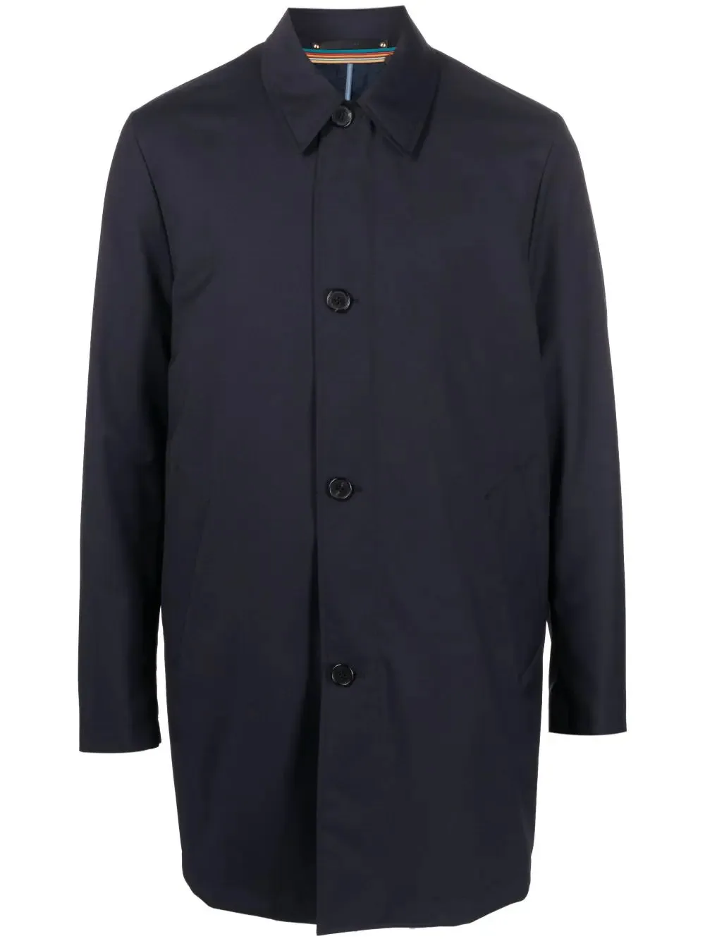 Classic Cotton Trench Coat with Collar