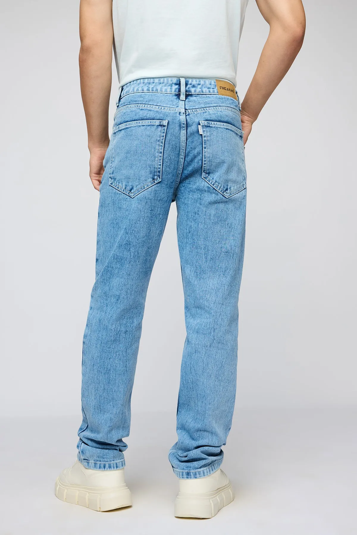 Clean Slate Yoke Panel Men's Straight Fit Jeans