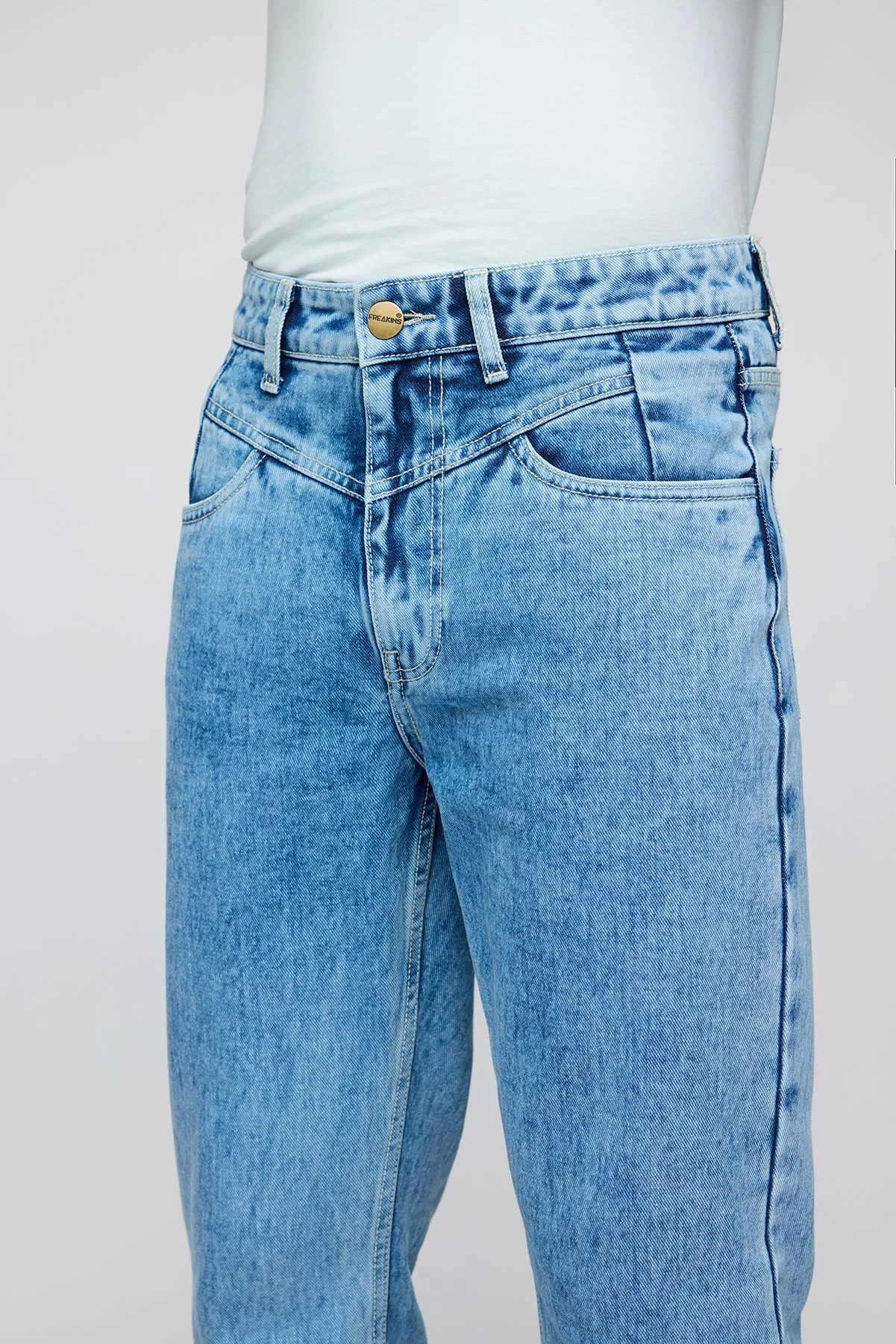 Clean Slate Yoke Panel Men's Straight Fit Jeans