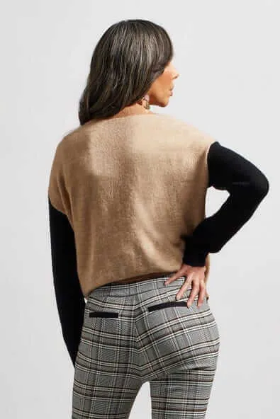 Color Block Sweater Cardigan