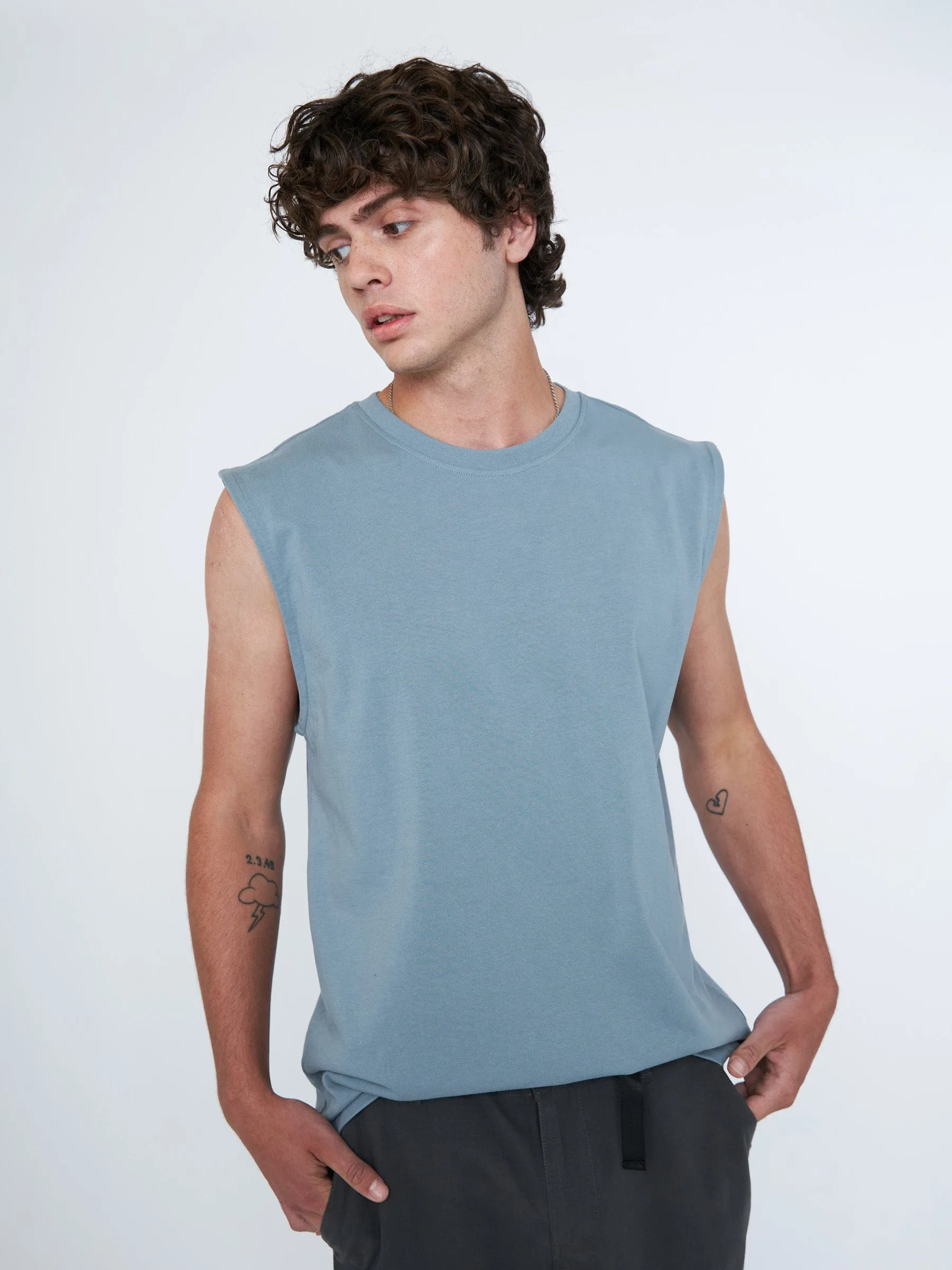 Crewneck Sleeveless Tee