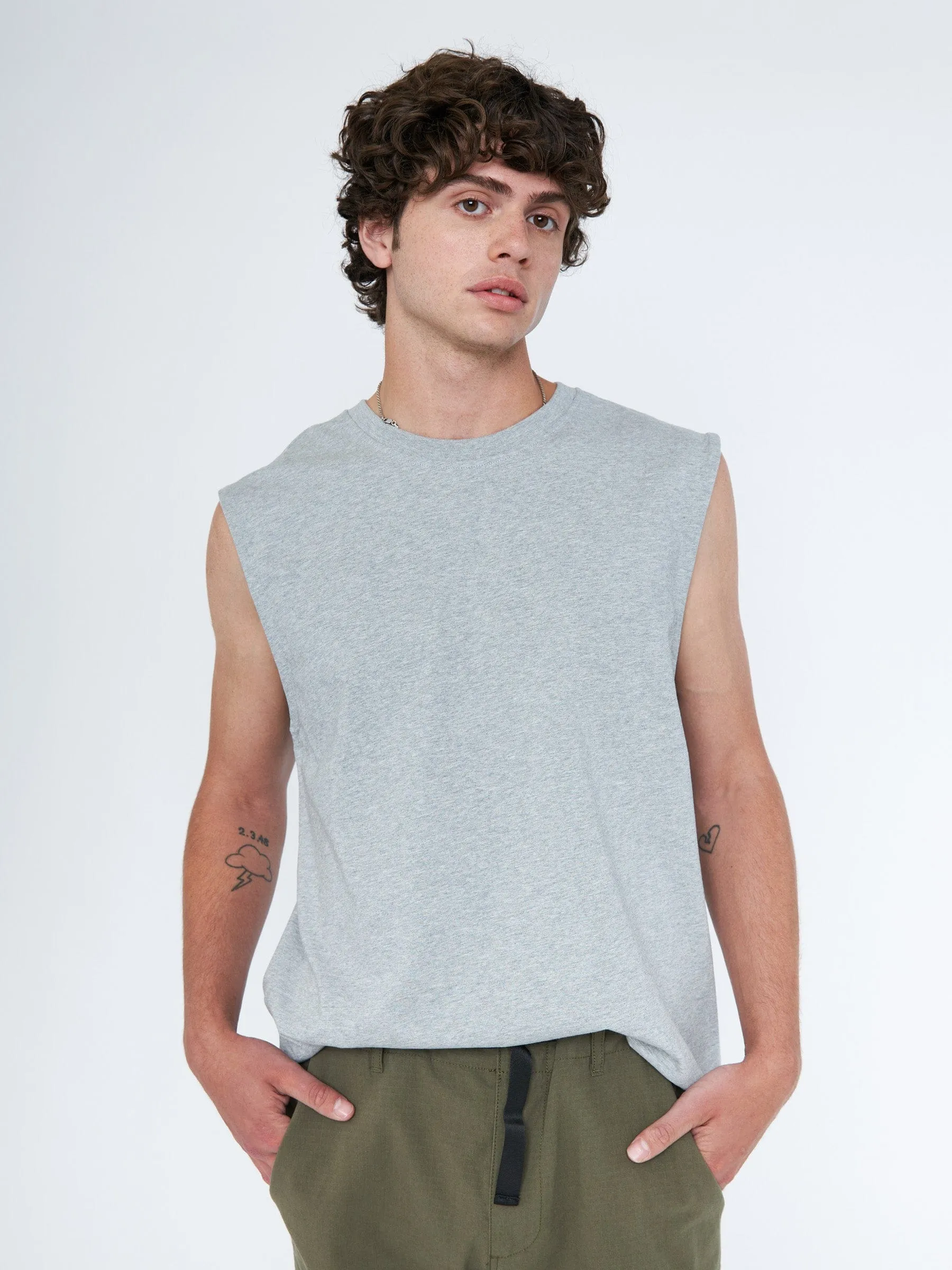 Crewneck Sleeveless Tee