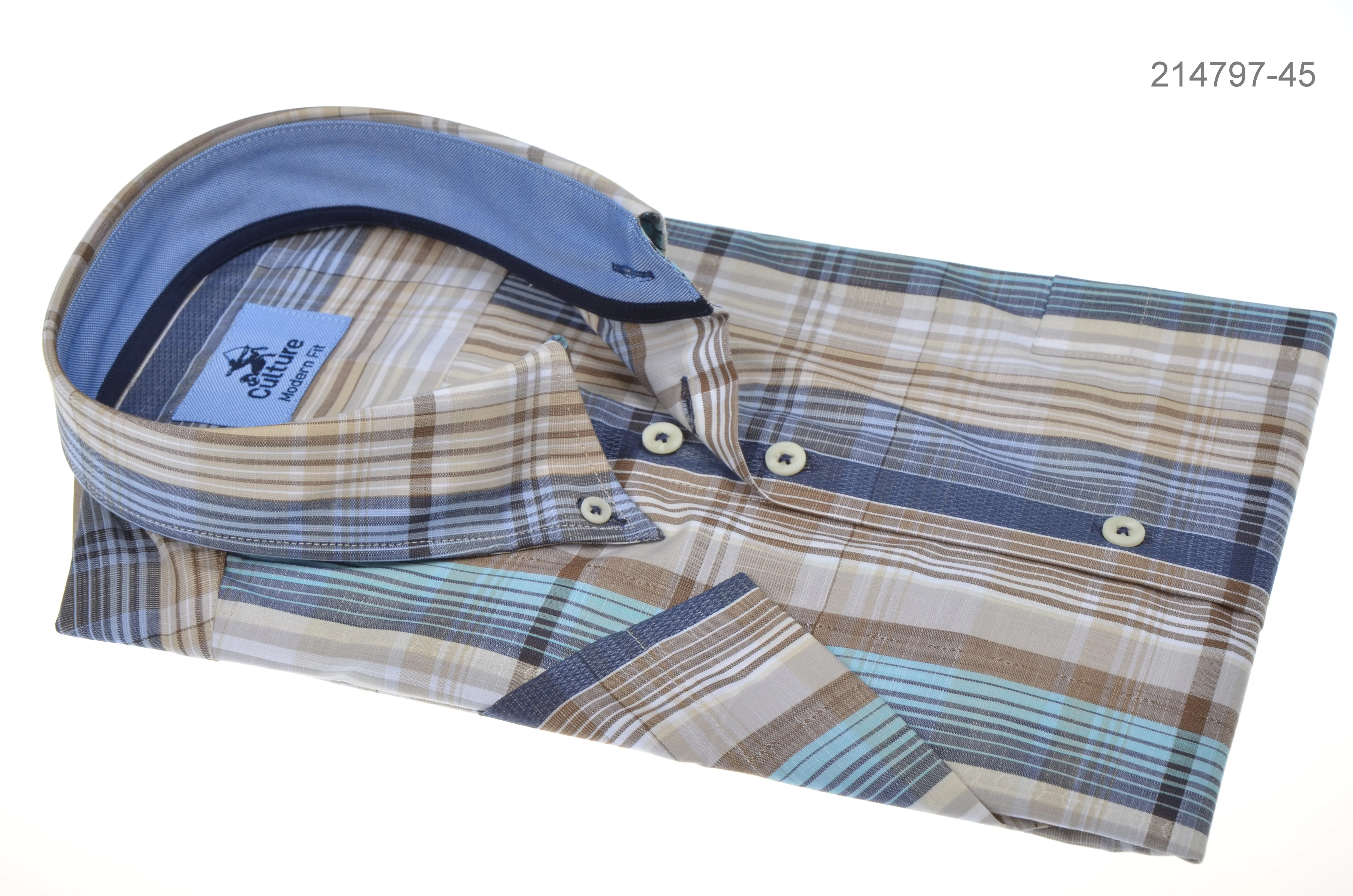Culture Large Check Shirt K