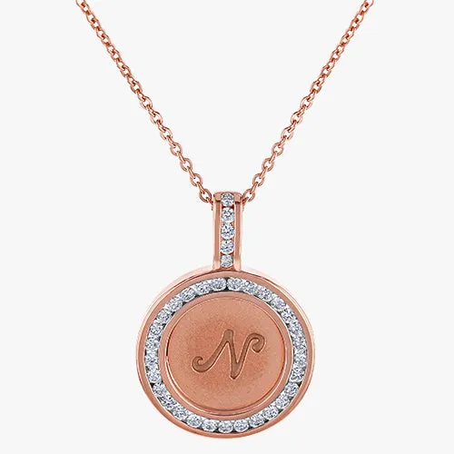 Custom Diamond Letter/Symbol Pendant Necklace