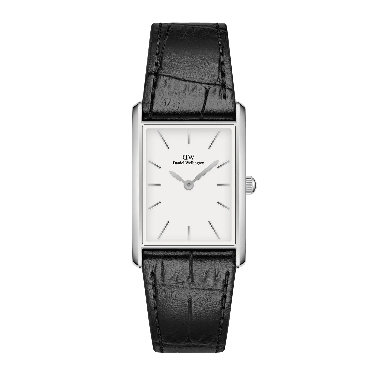 Daniel Wellington - Bound Black Crocodile Silver Watch