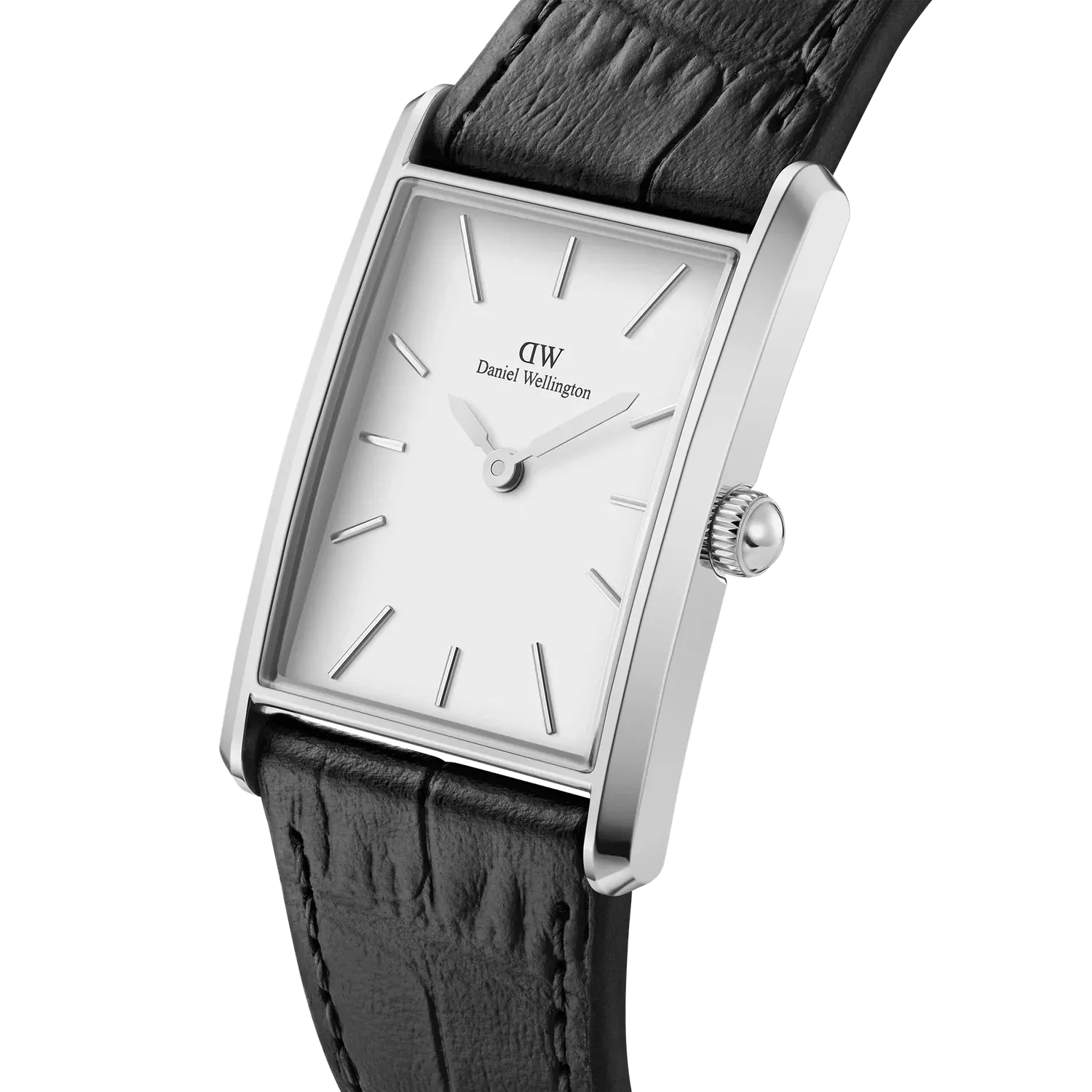 Daniel Wellington - Bound Black Crocodile Silver Watch