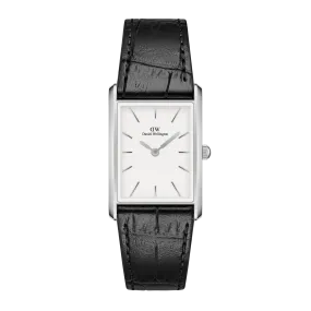 Daniel Wellington - Bound Black Crocodile Silver Watch