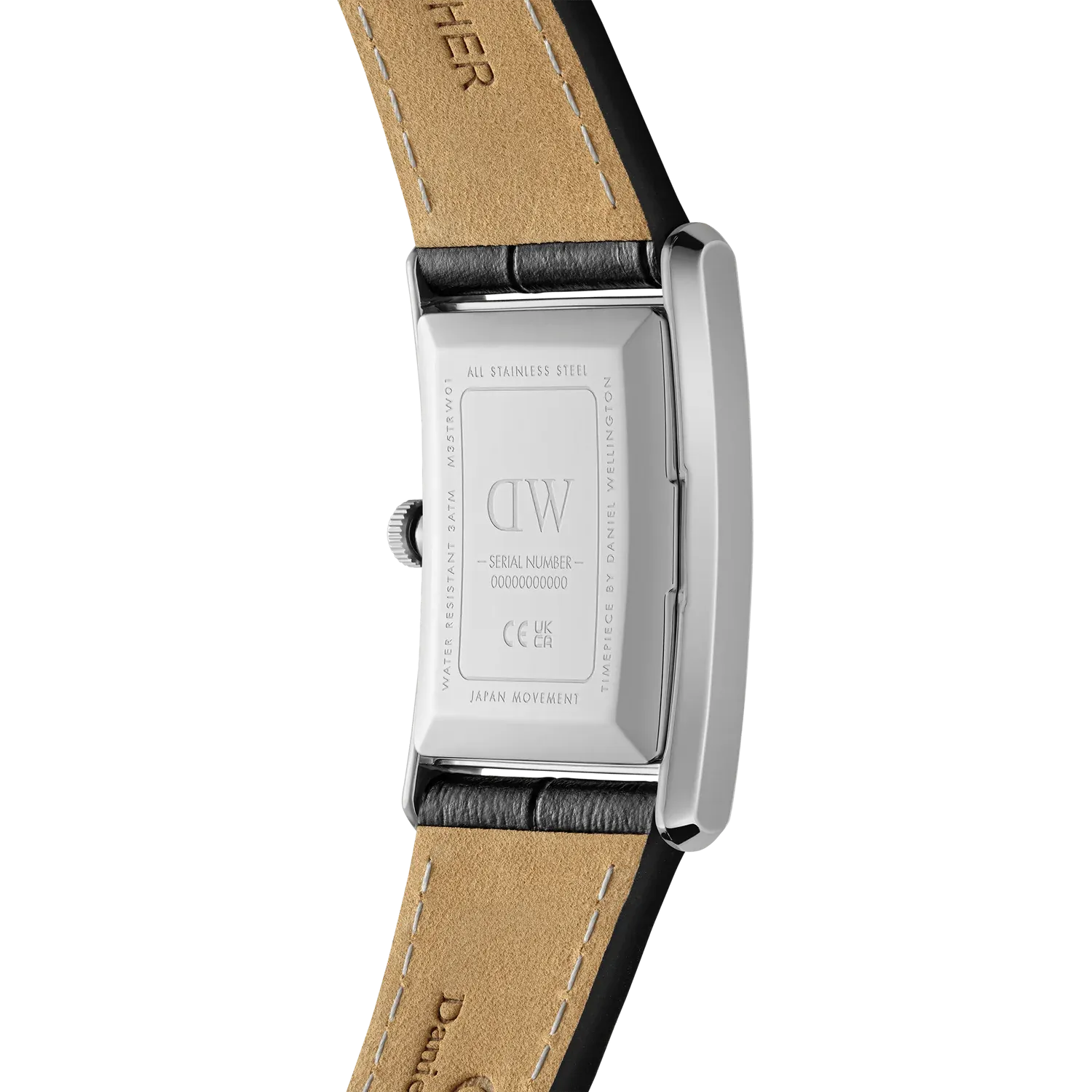 Daniel Wellington - Bound Black Crocodile Silver Watch