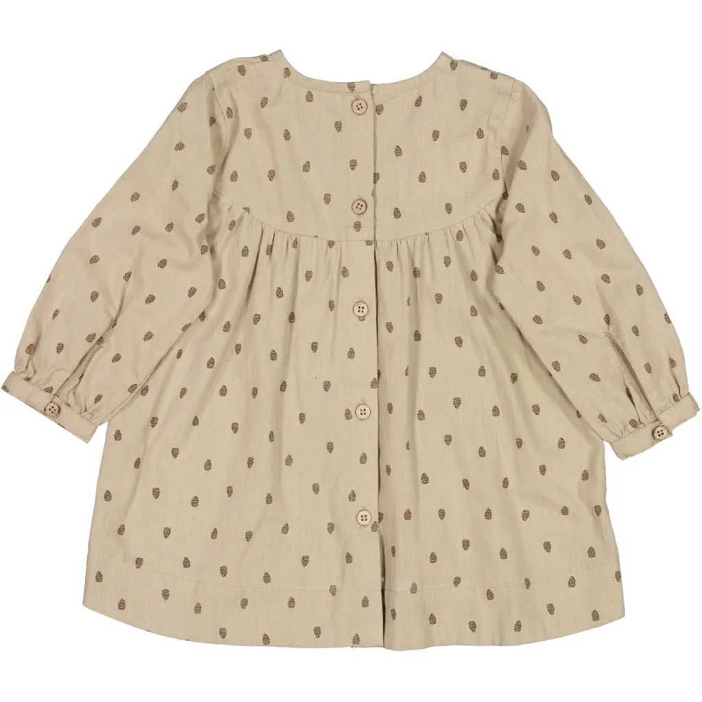 Dress Fenja - gravel sprucecone