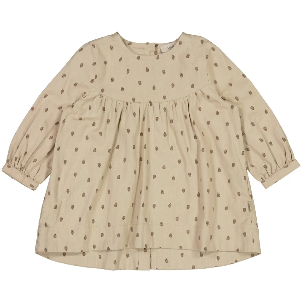 Dress Fenja - gravel sprucecone