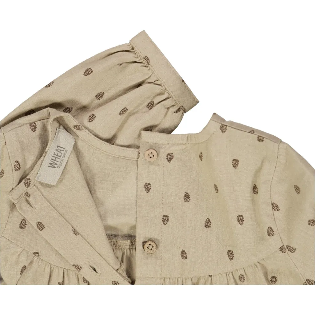 Dress Fenja - gravel sprucecone