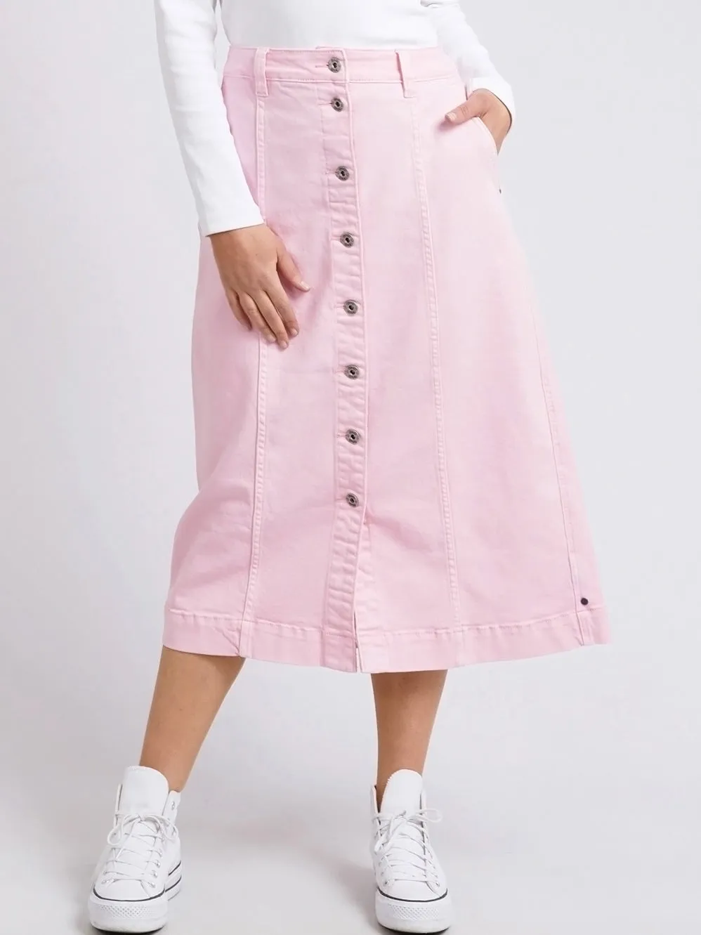 Florence Elm Button-Through Skirt