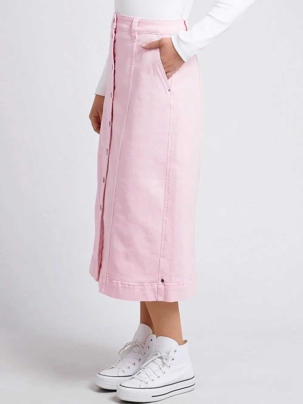Florence Elm Button-Through Skirt
