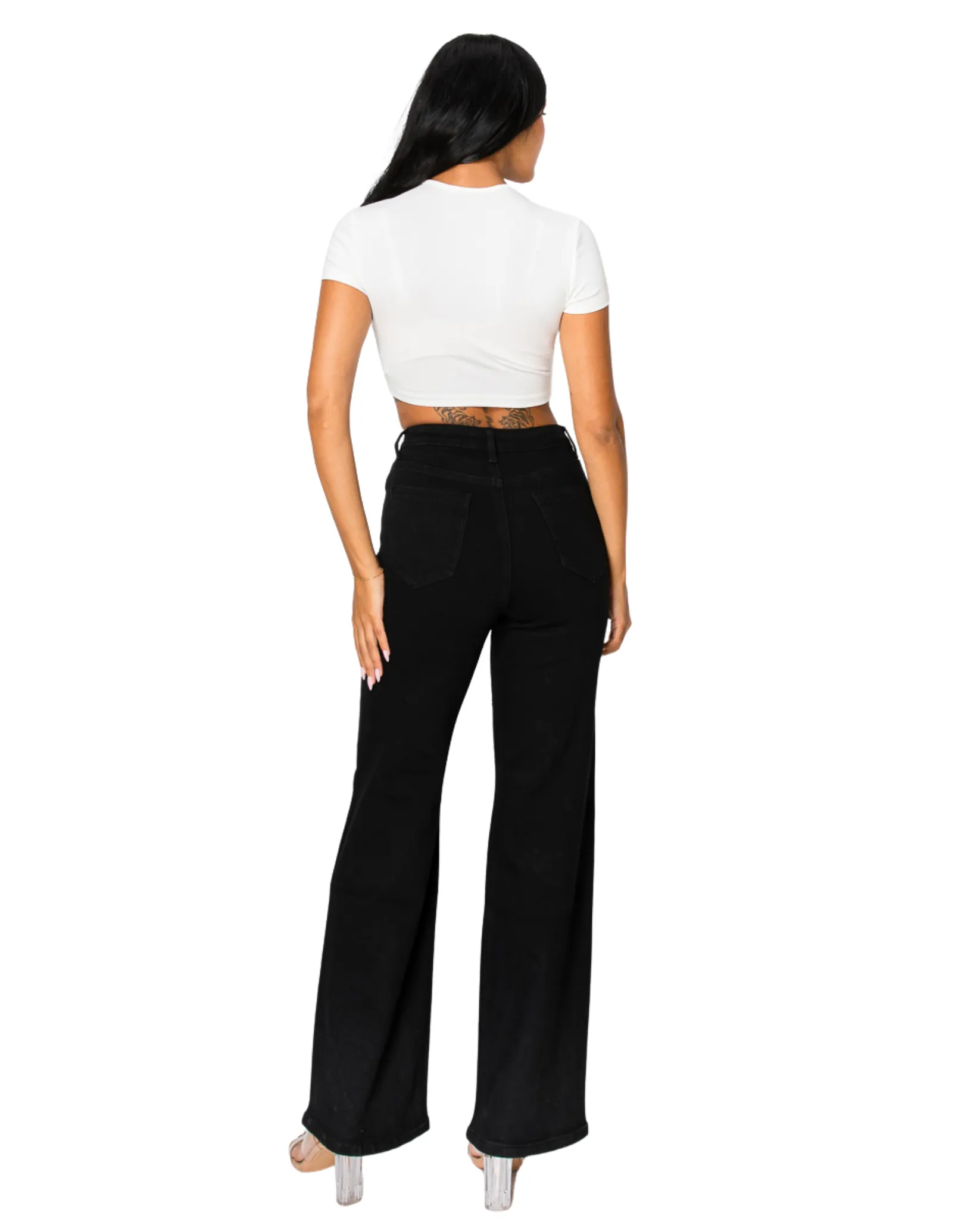 Embellished Straight Cut Jean 264