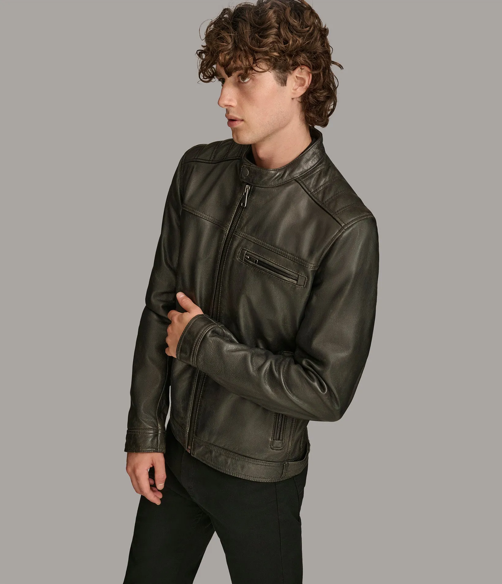 Ethan Moto Racer Jacket