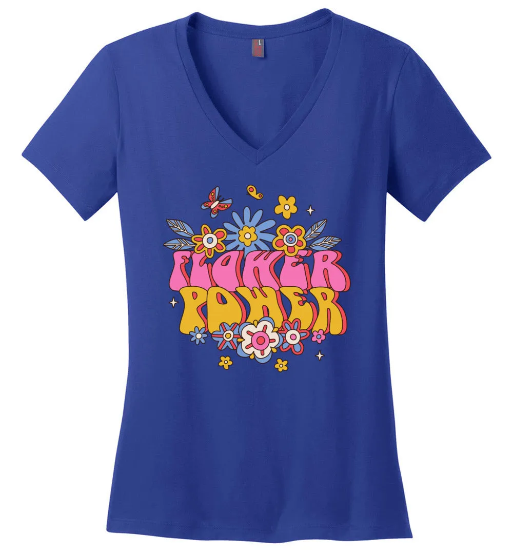 Flower Power V-Neck