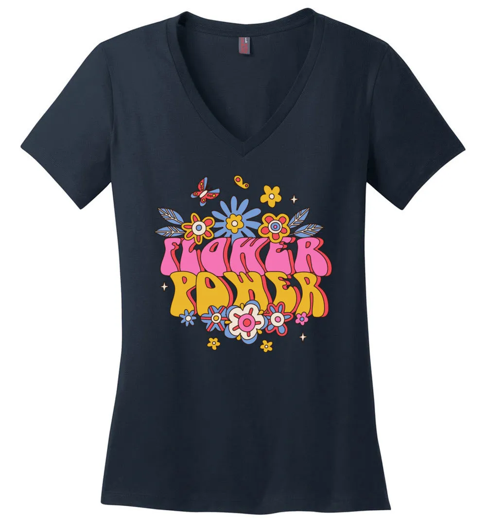 Flower Power V-Neck