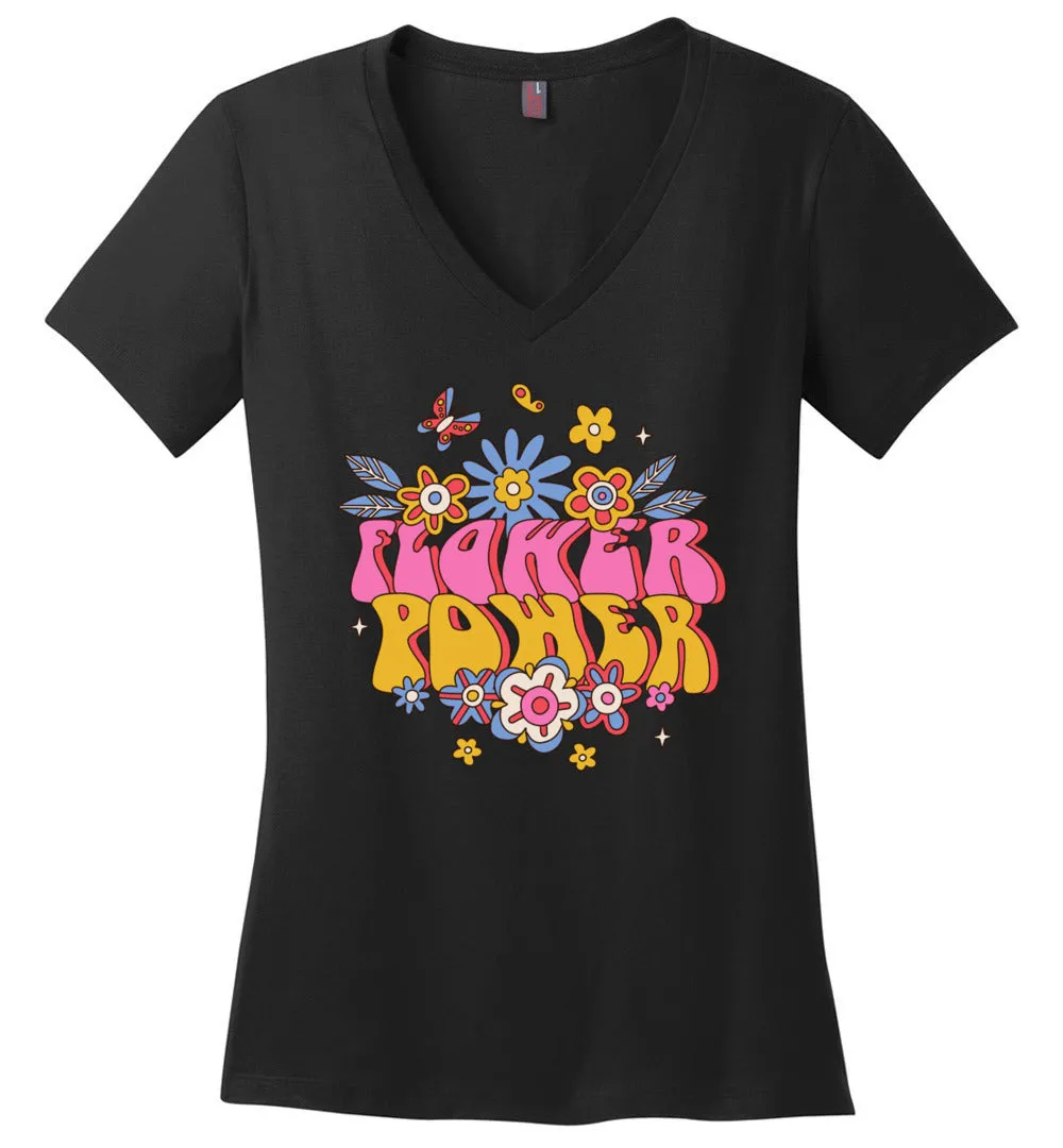 Flower Power V-Neck