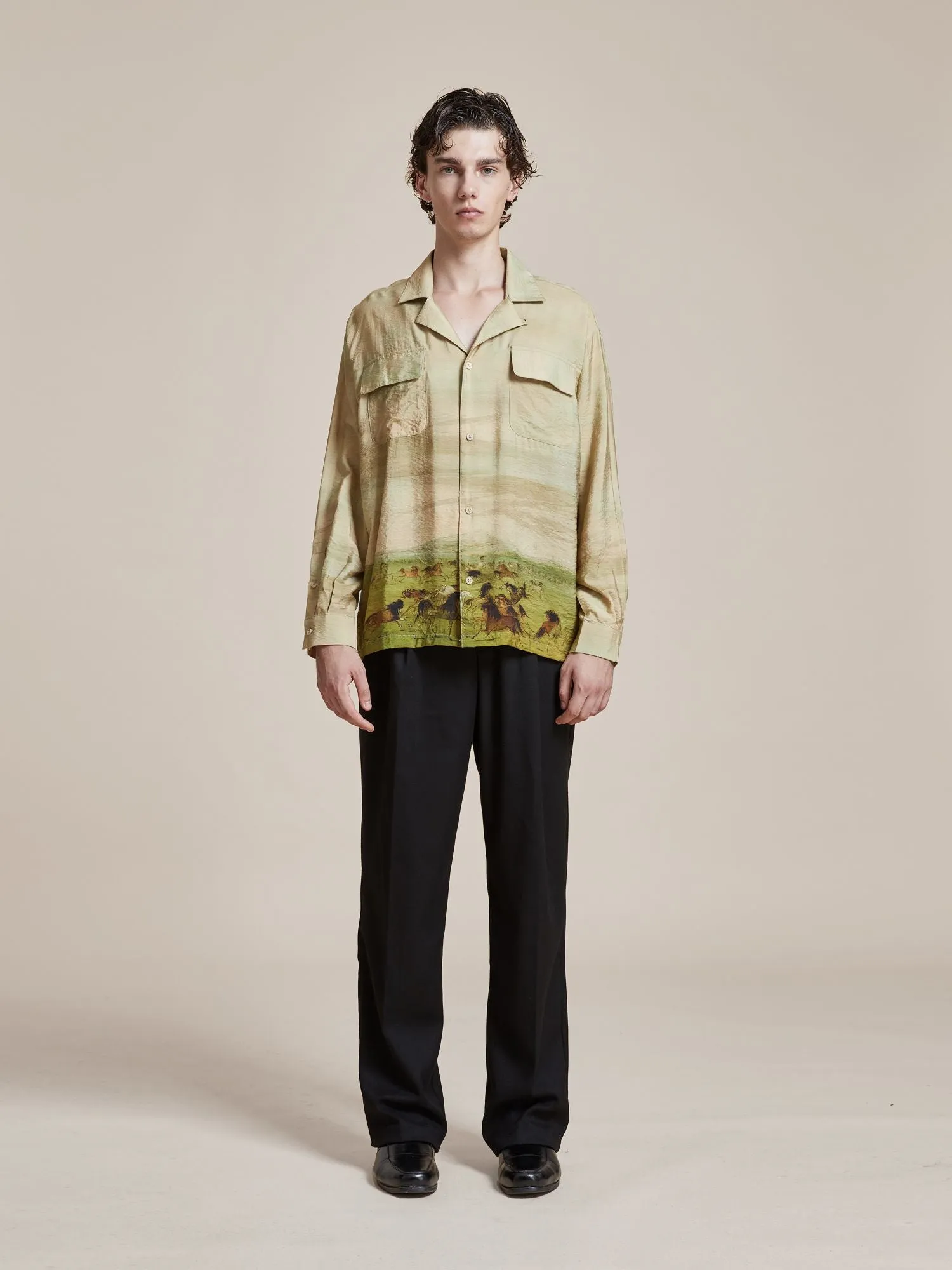 Grasslands Long Sleeve Camp Shirt