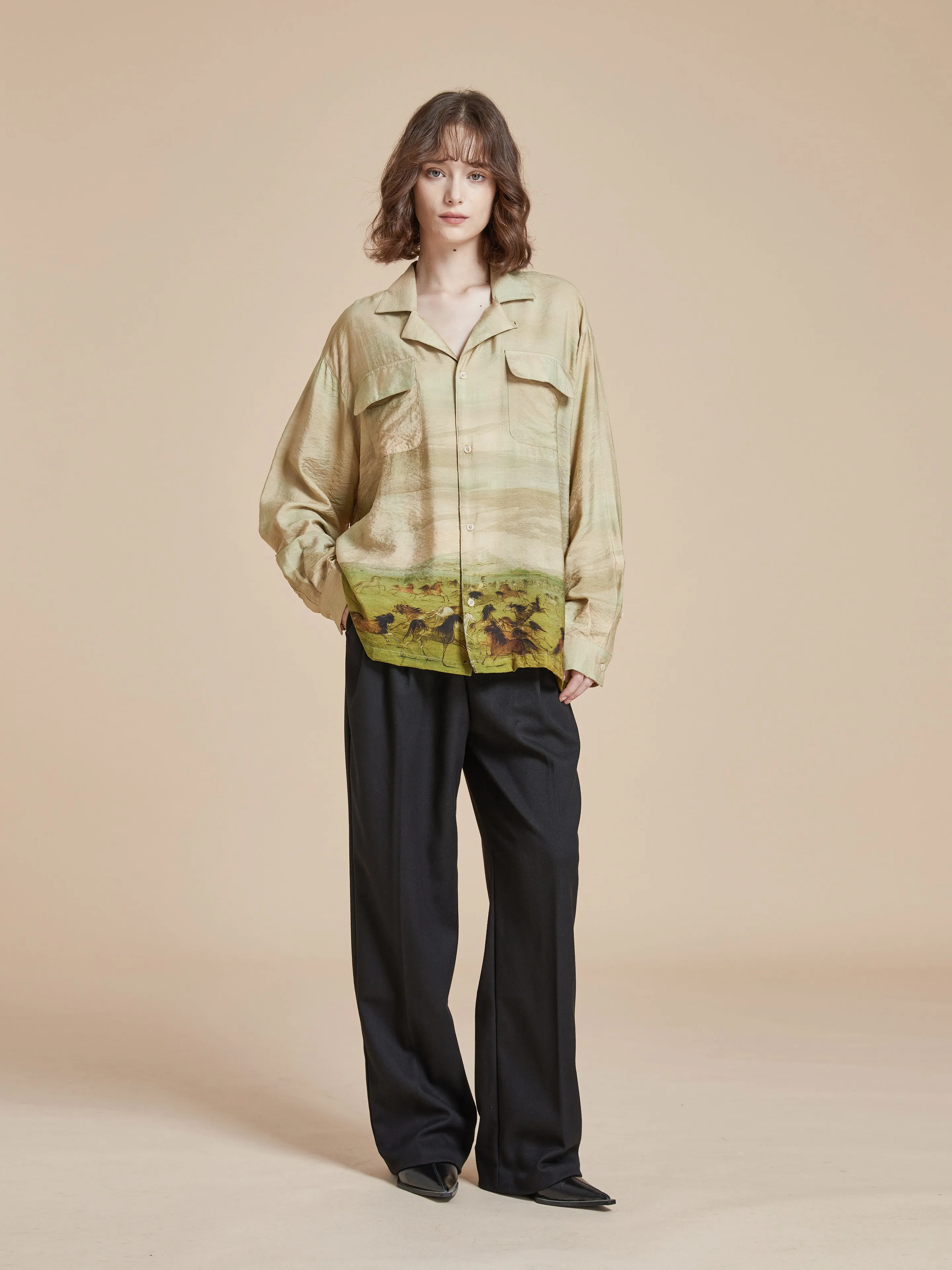 Grasslands Long Sleeve Camp Shirt