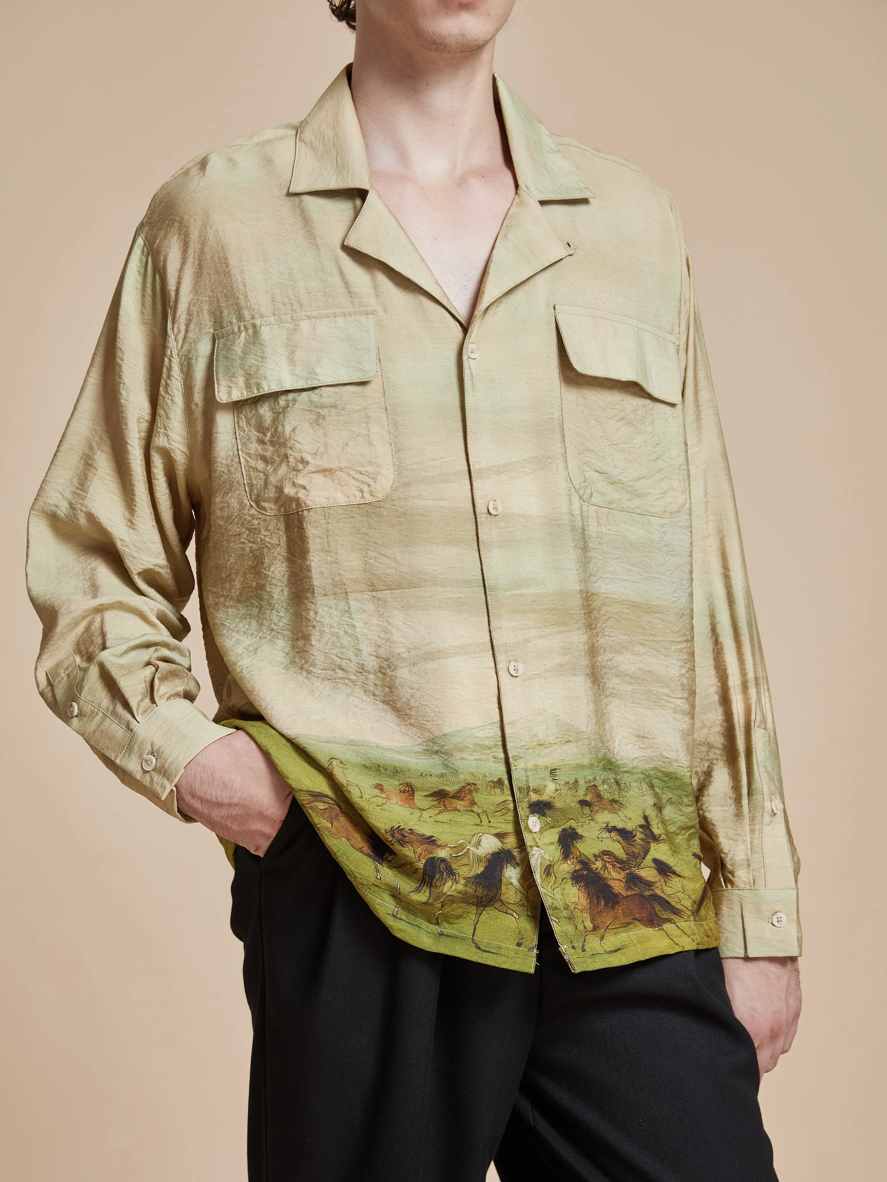 Grasslands Long Sleeve Camp Shirt