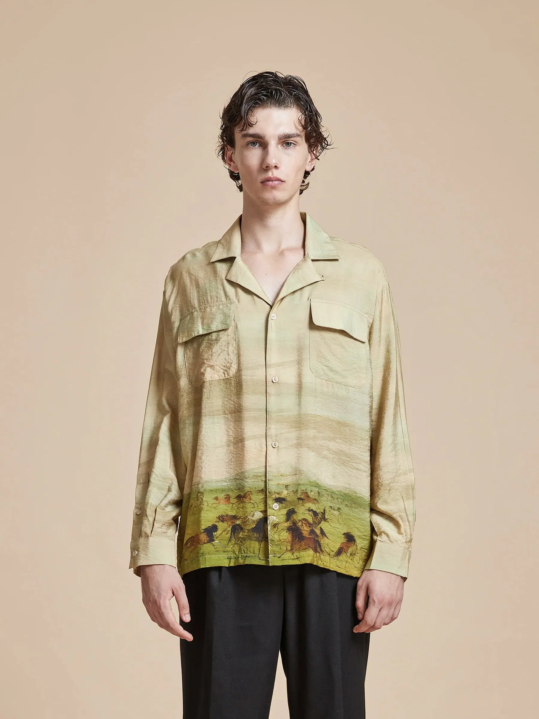 Grasslands Long Sleeve Camp Shirt