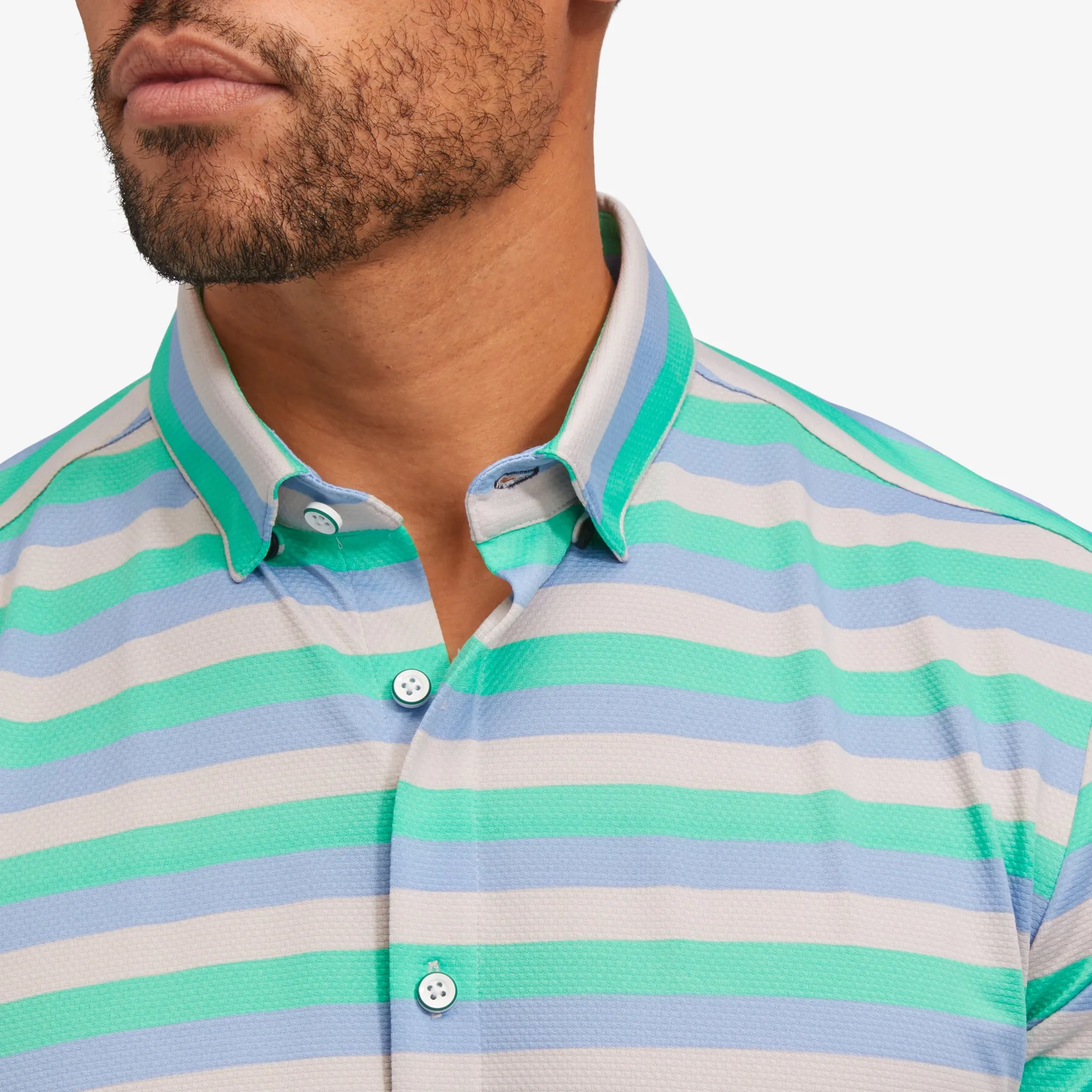 Green Multi Stripe