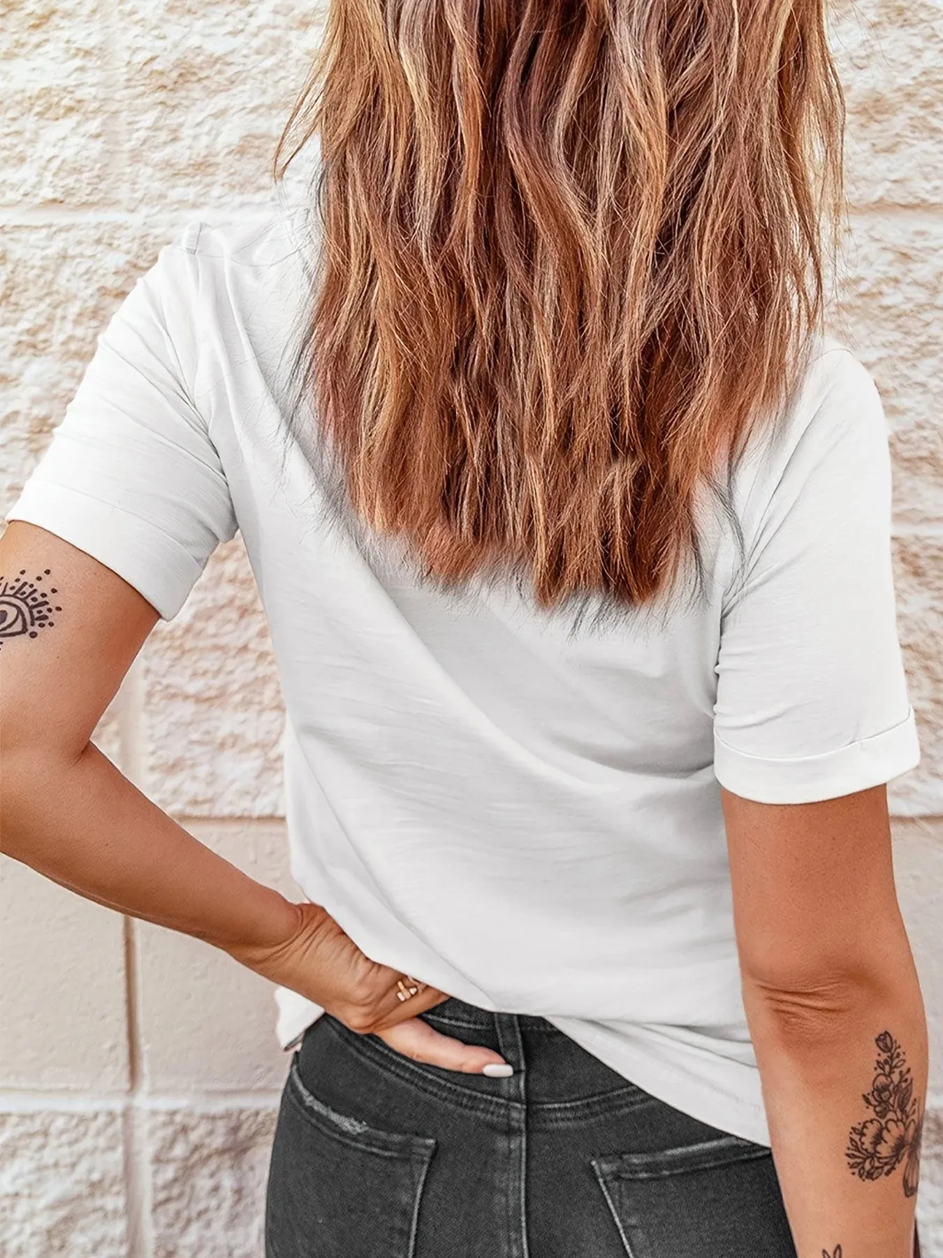 Heart Burst White T-Shirt For Valentine's Day