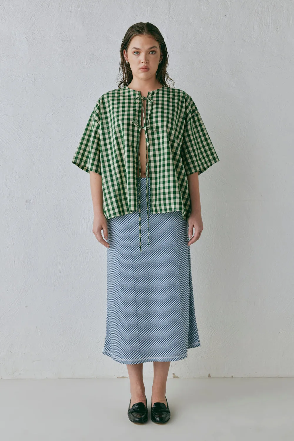 Holland Midi Skirt Blue