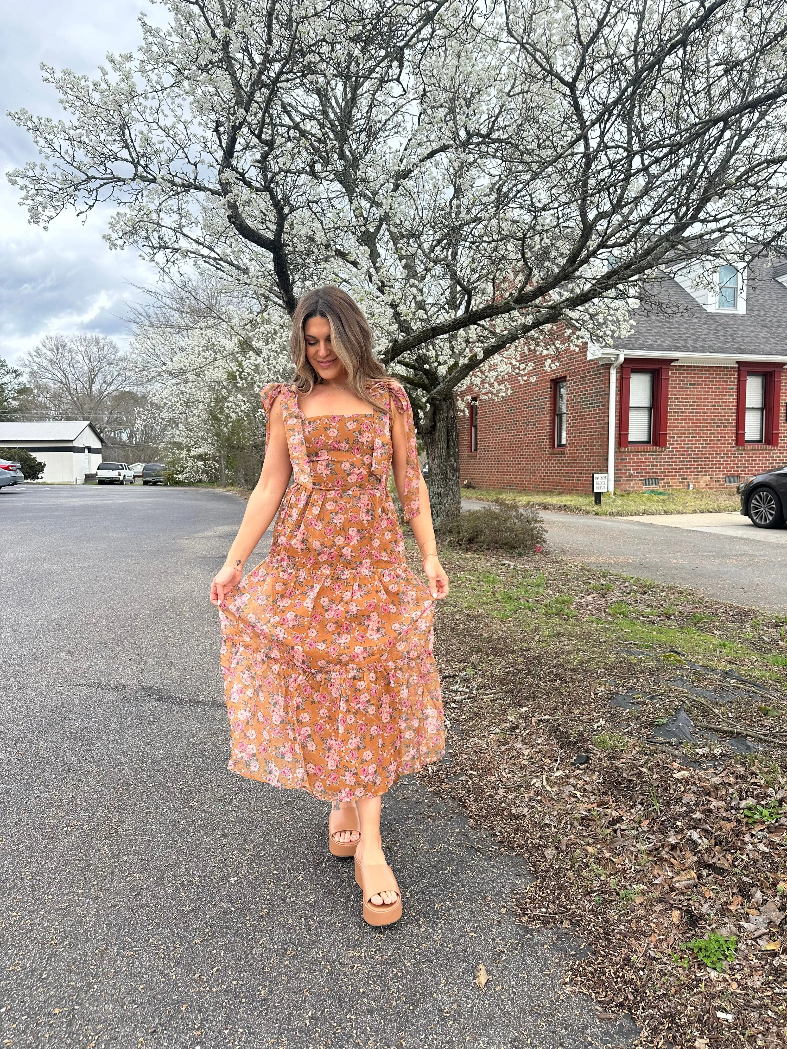 HONEY BUNNY ROMANTIC MIDI DRESS