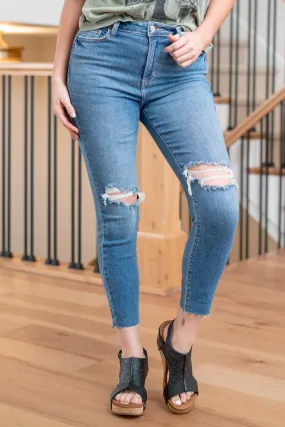 Juliette High Rise Mom Fit Skinny