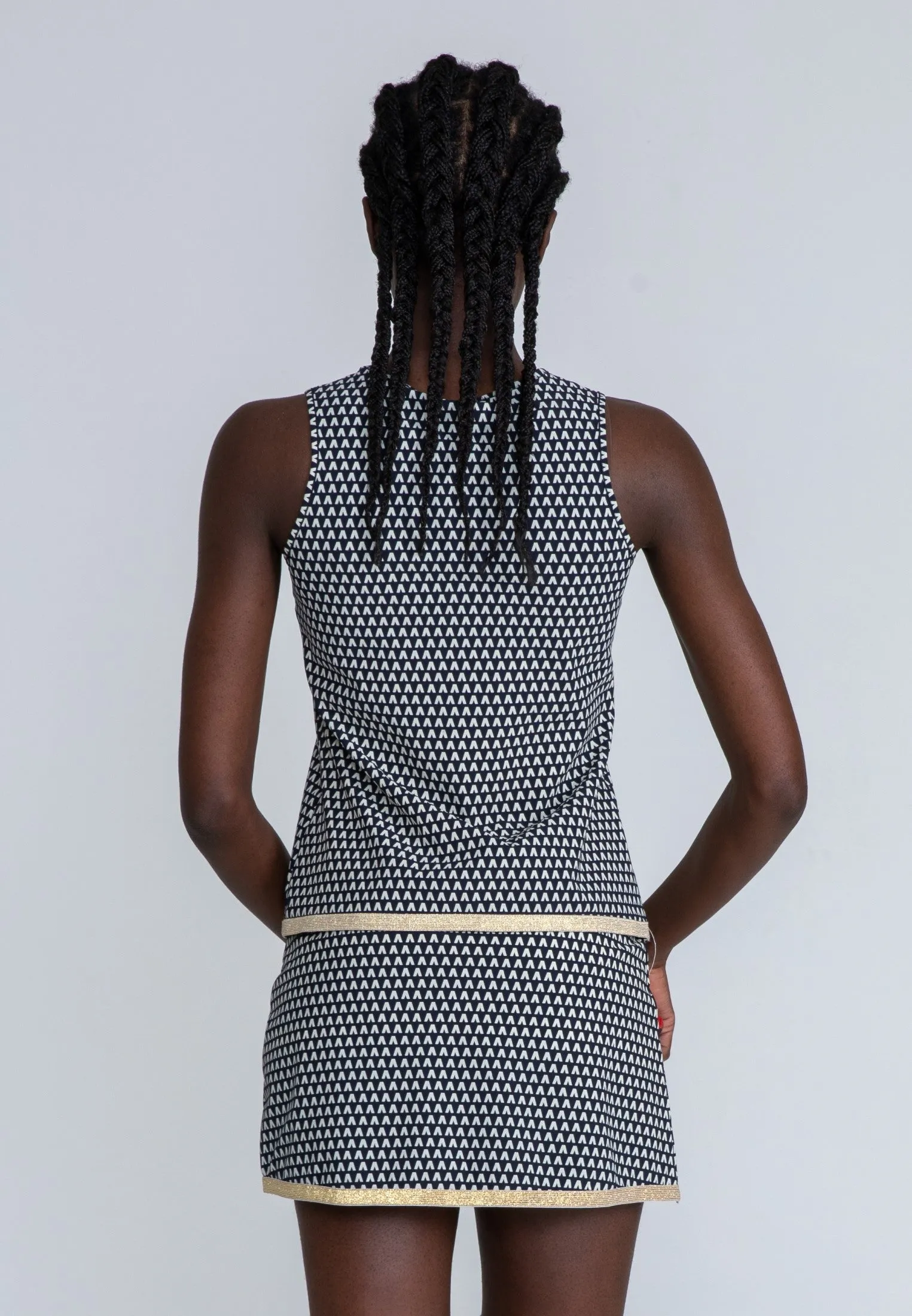 Le Club Tennis Skirt Gold - Classic V