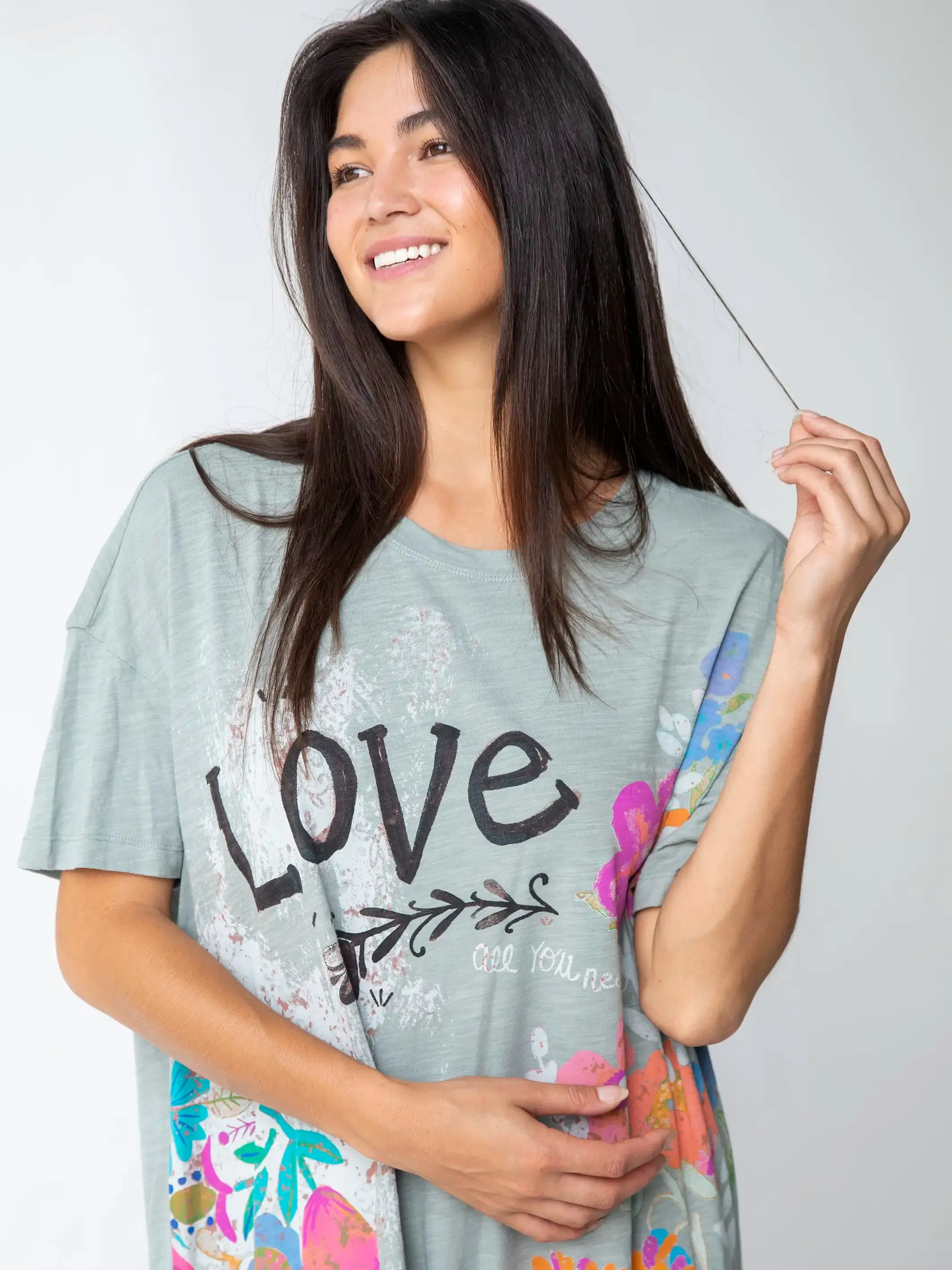 Life Is A Canvas Cotton Maxi Dress - Love Bay