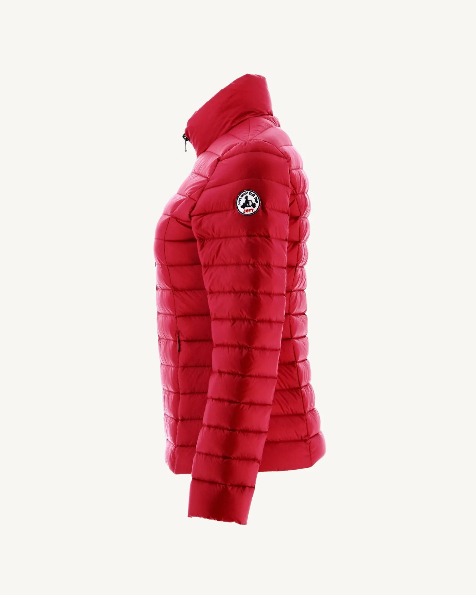 Premium Lightweight Red Down Jacket by Cha